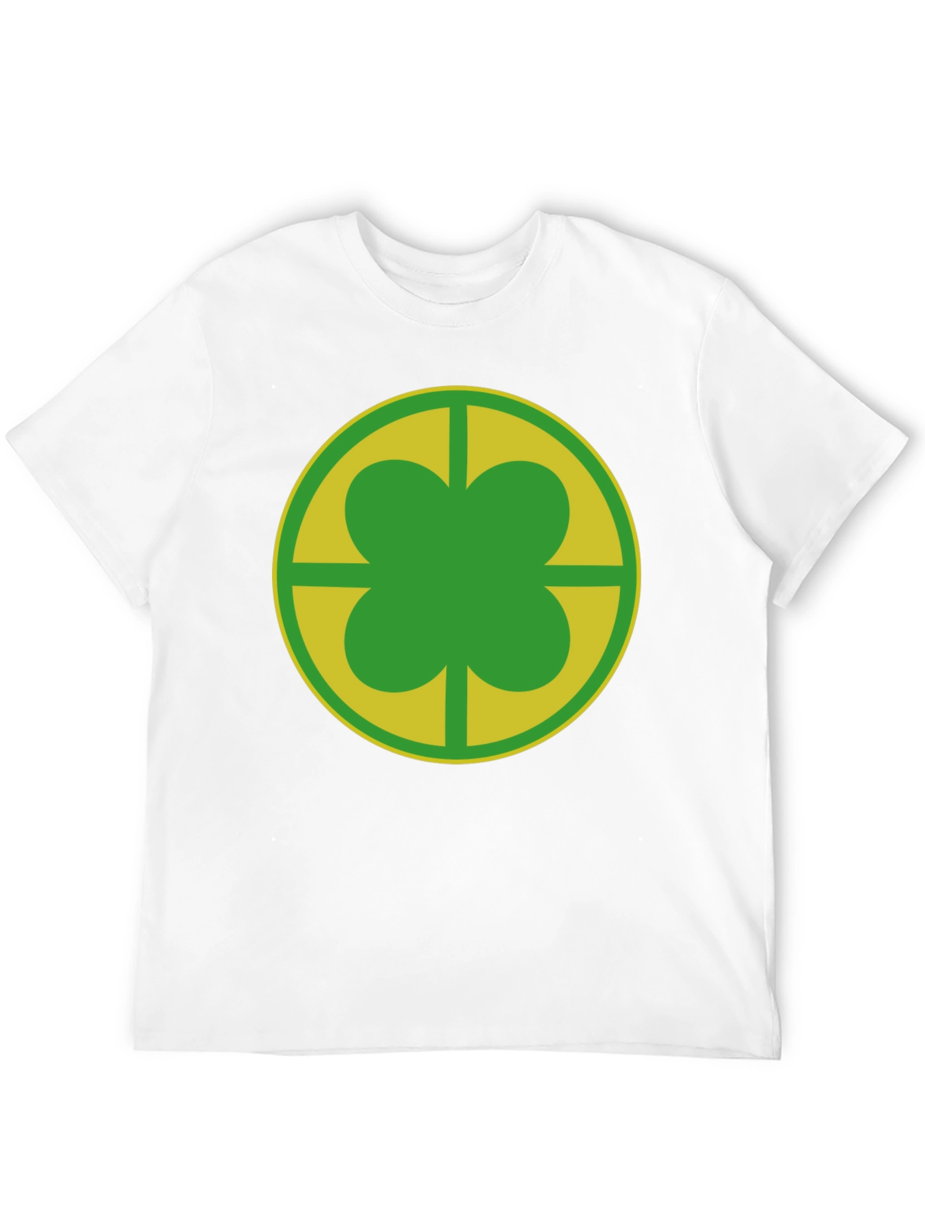 Clover Leaf Graphic Tee - Lucky Charm Design