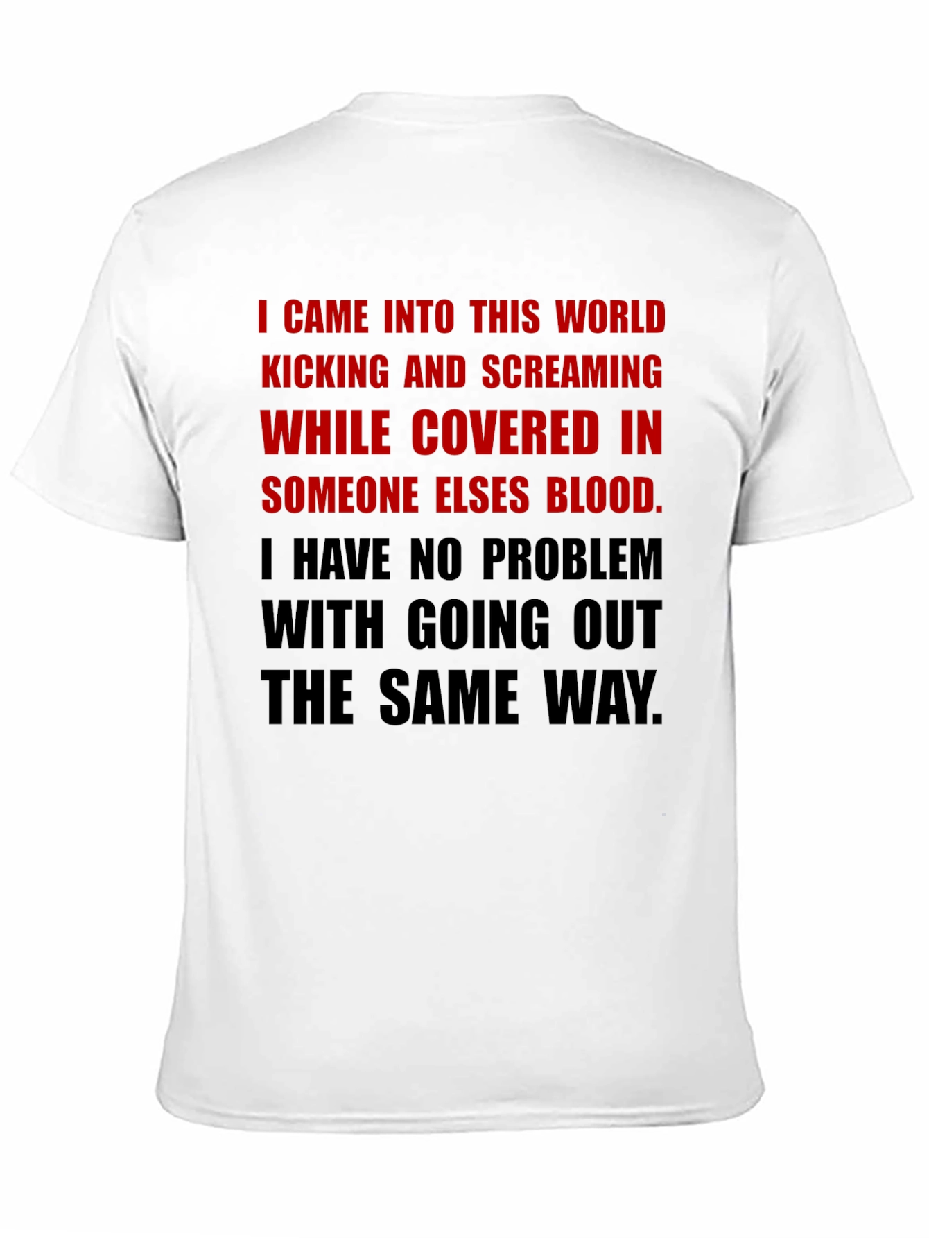 Edgy Graphic T-Shirt - Kicking & Screaming