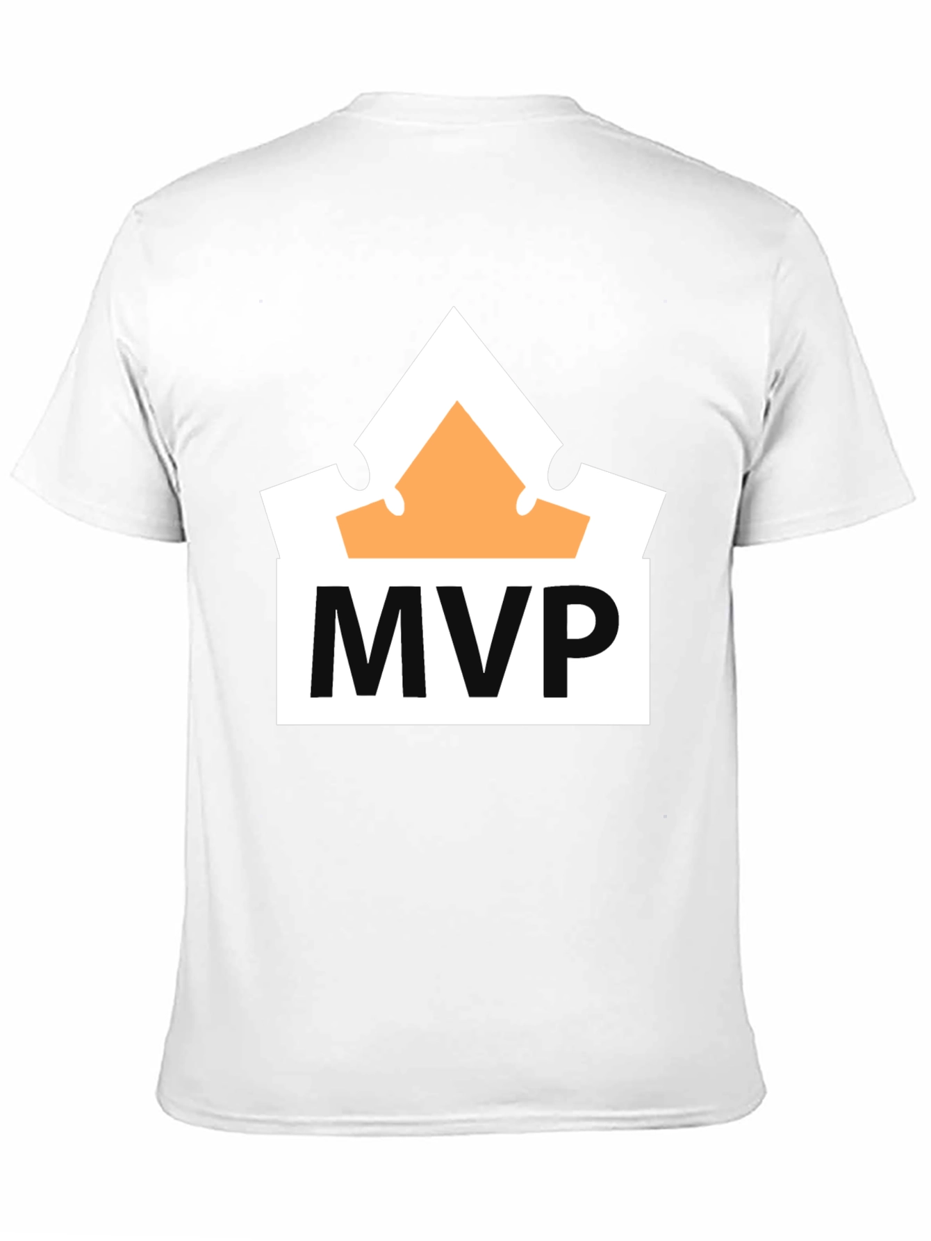 MVP Crown Graphic Tee - Black Cotton T-Shirt