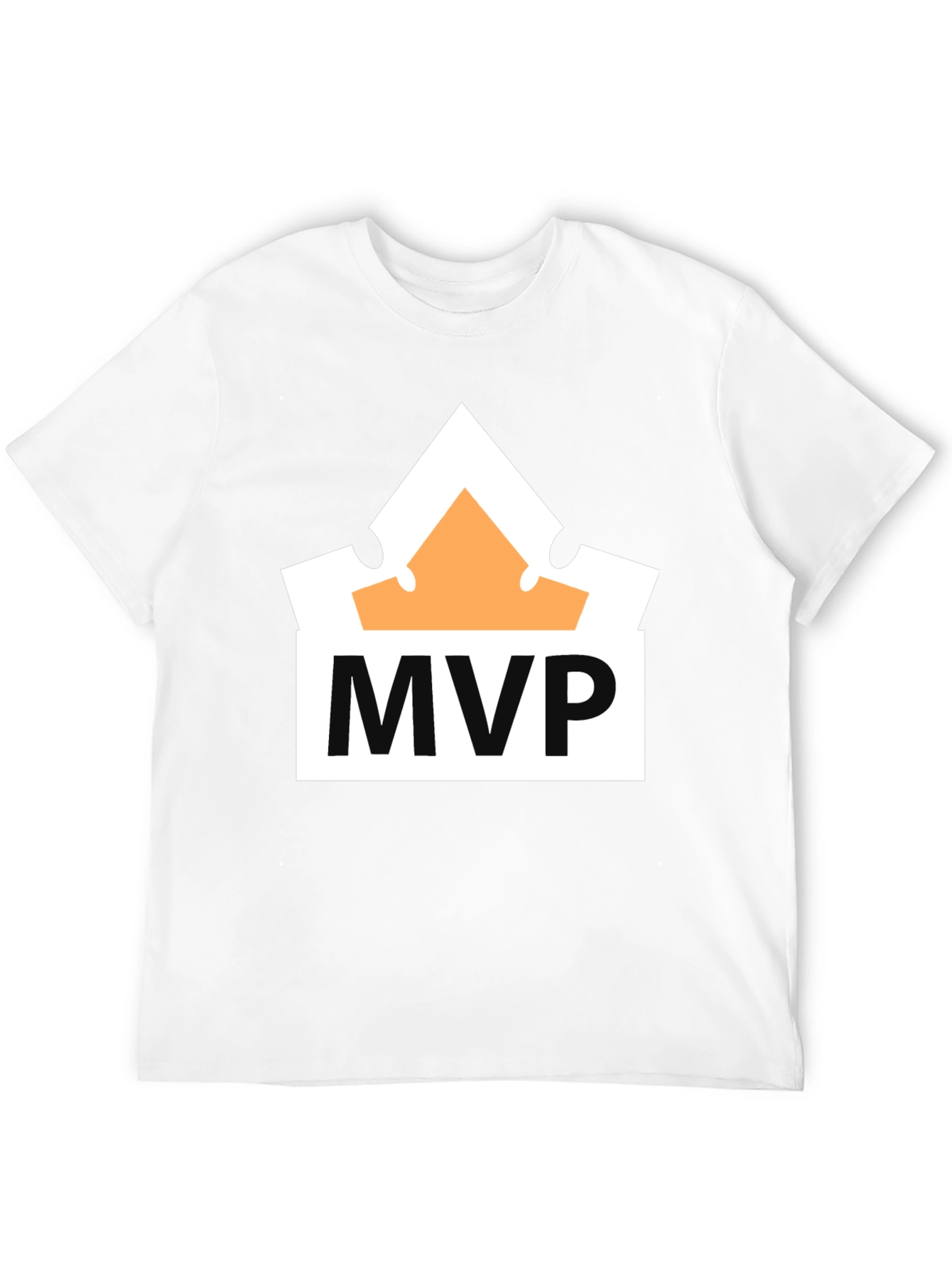 MVP Crown Graphic Tee - Black Cotton T-Shirt