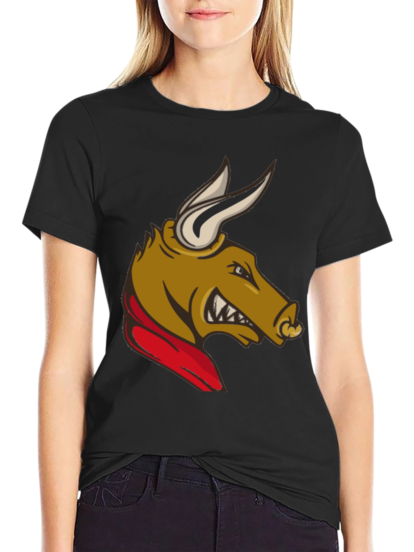 Mens Graphic Tee - Angry Boar Design