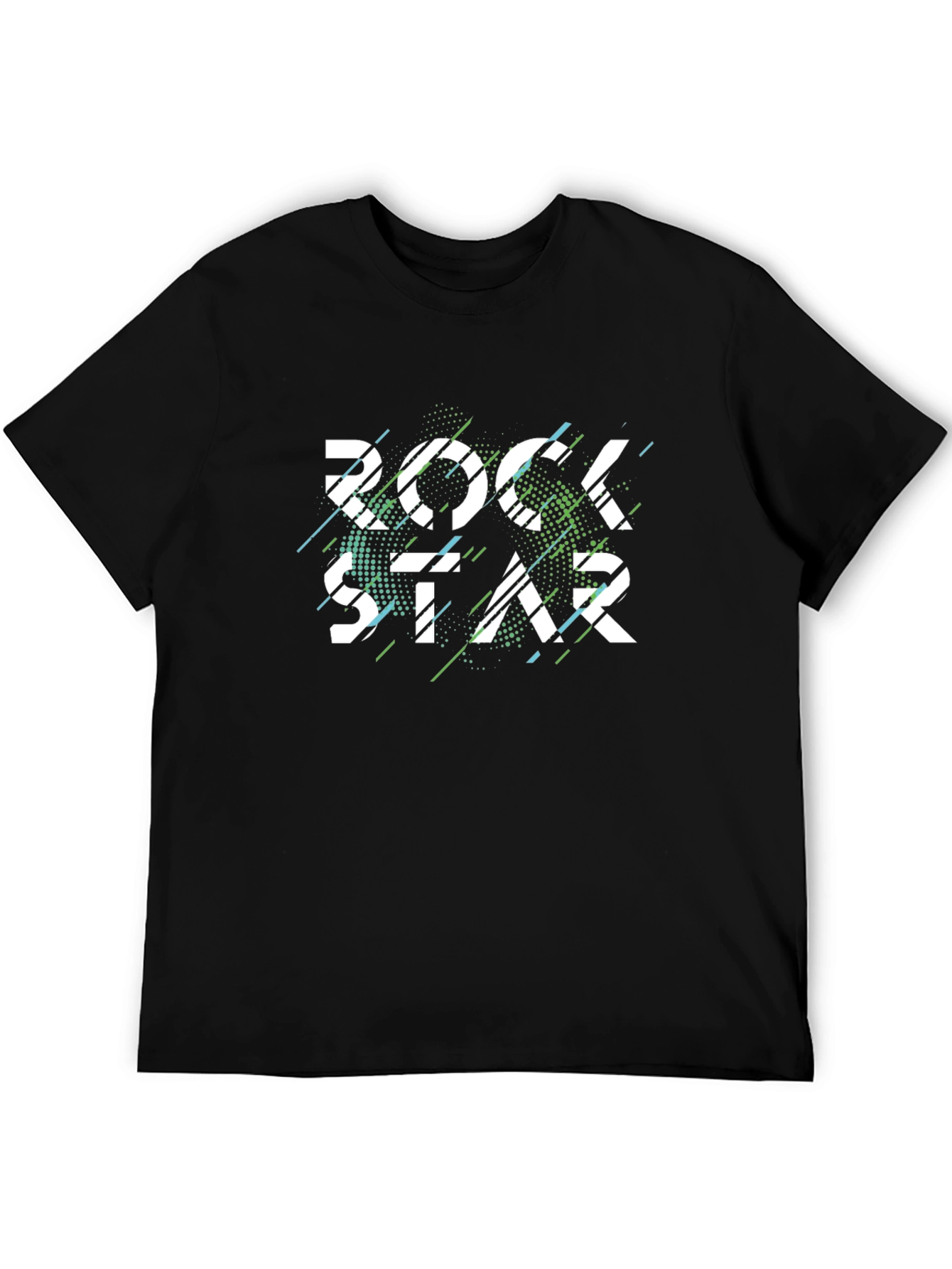 Rock Star Graphic Tee - Mens Black T-Shirt