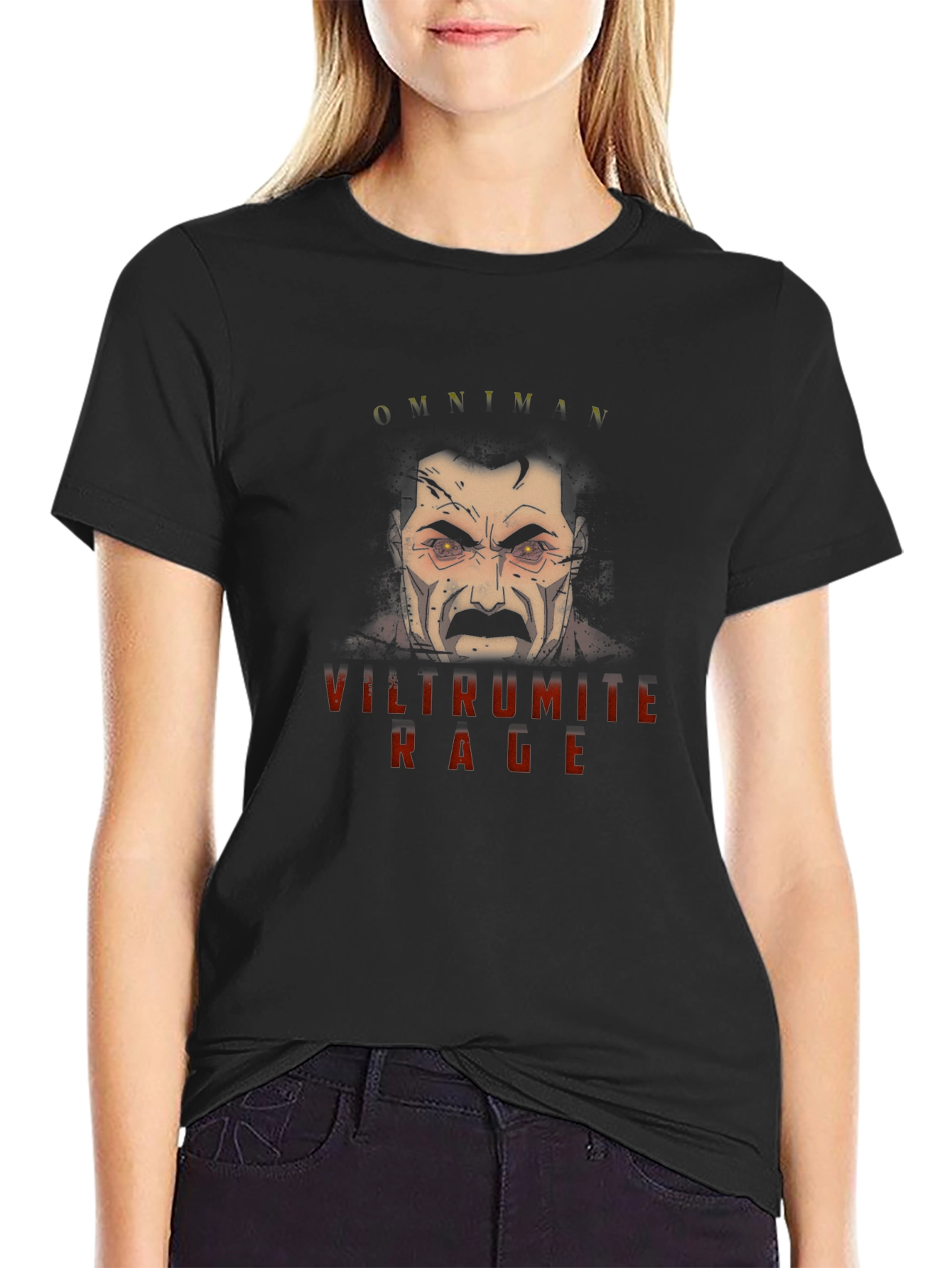 Omni-Man Viltrumite Rage Black T-Shirt