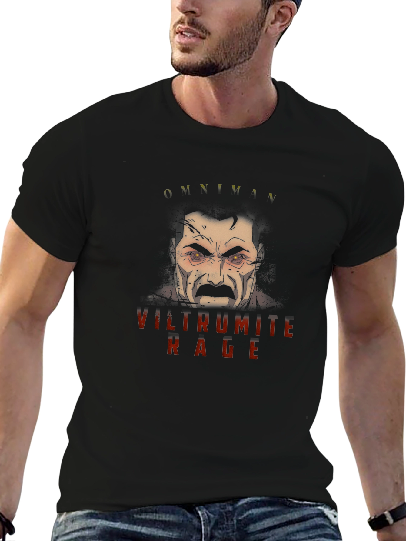 Omni-Man Viltrumite Rage Black T-Shirt