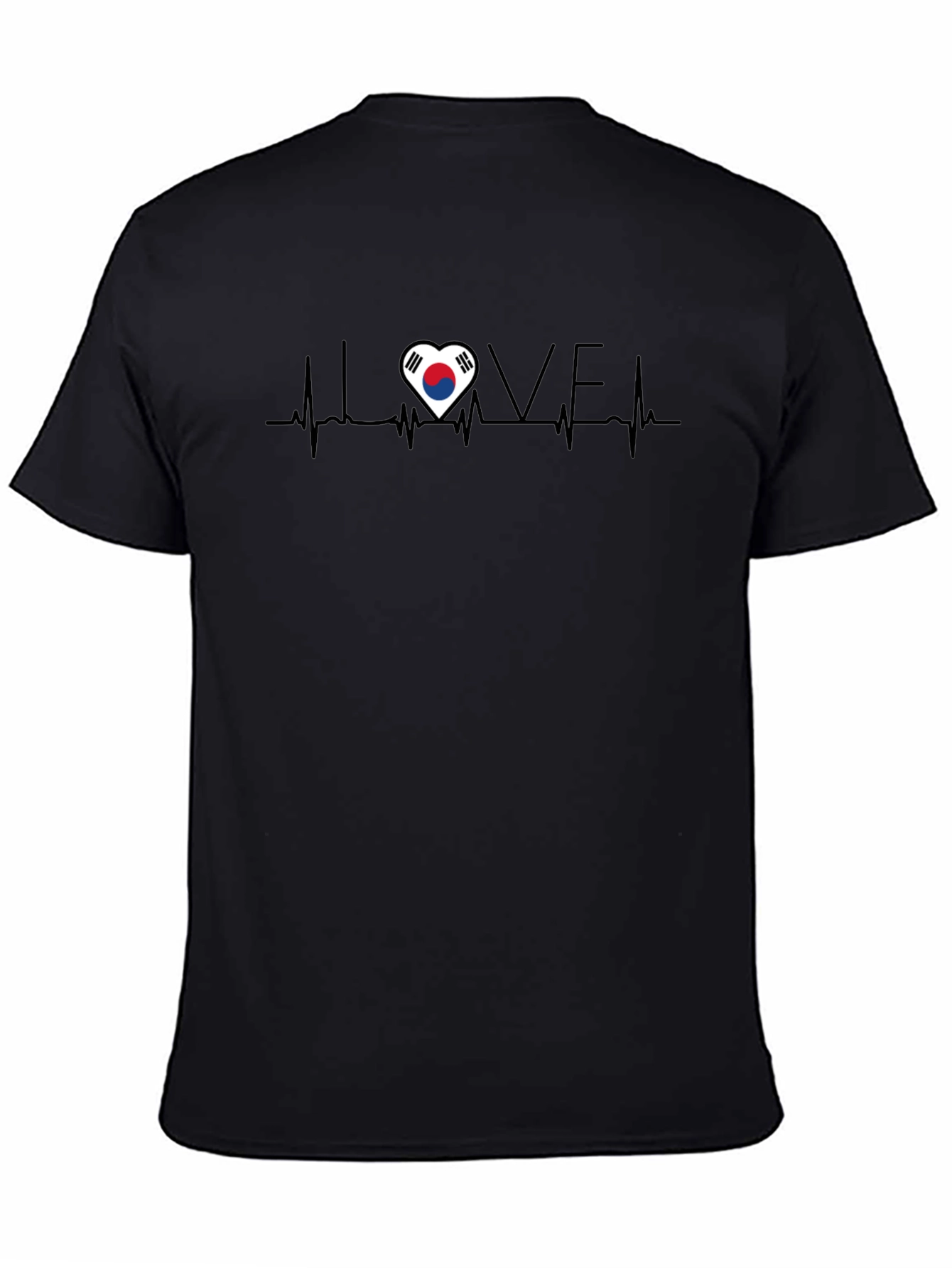 Love South Korea Heartbeat T-Shirt