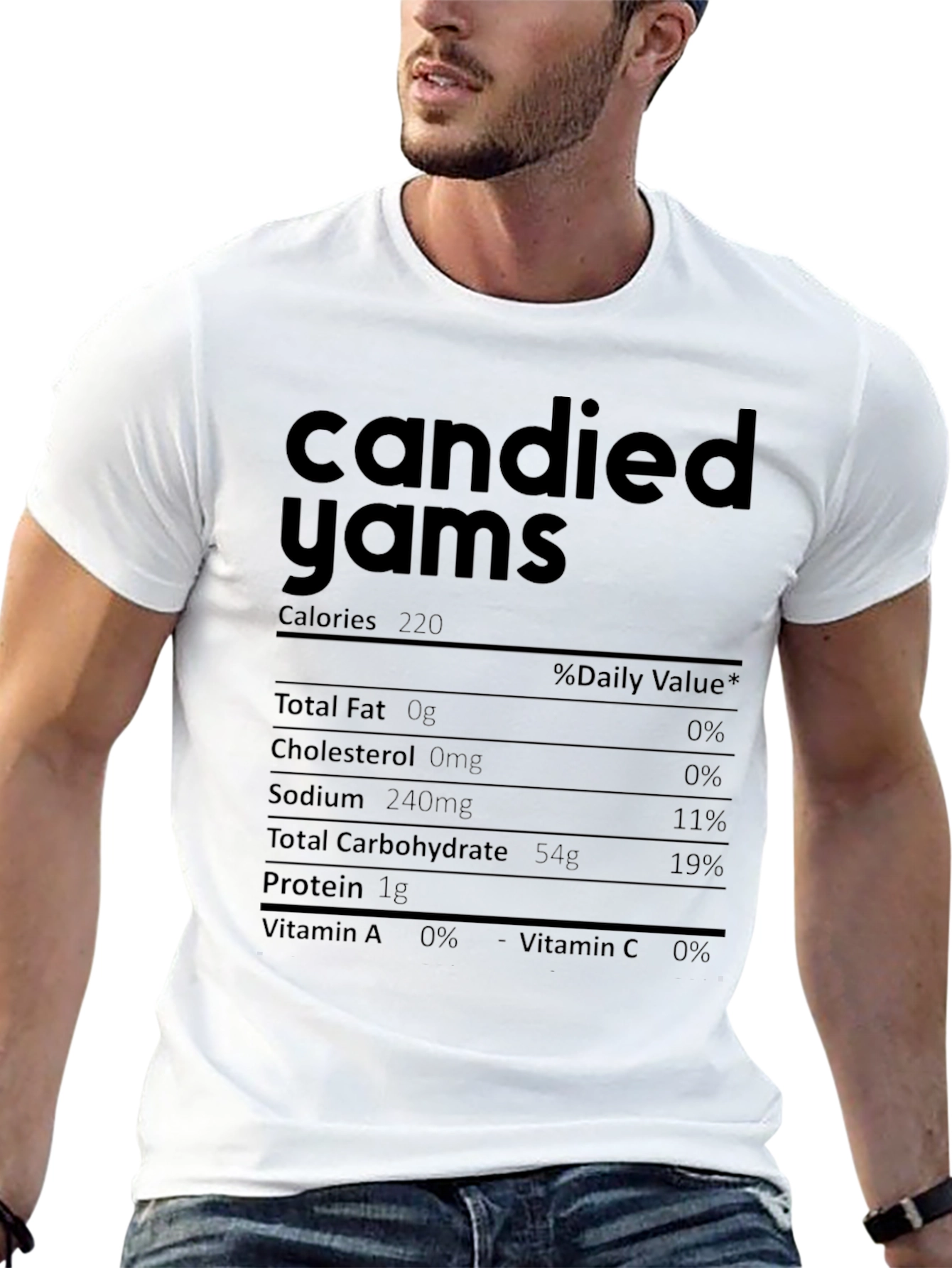 Candied Yams Nutrition Facts T-Shirt