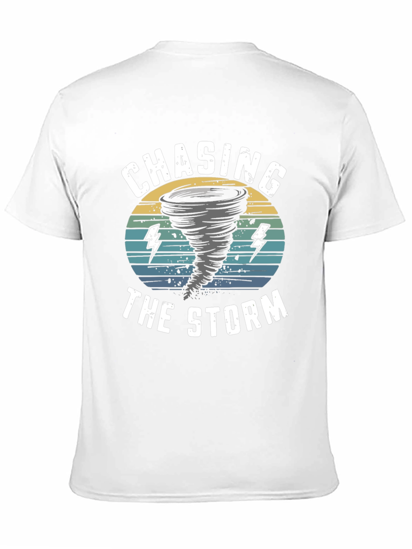 Chasing The Storm Black Graphic Tee