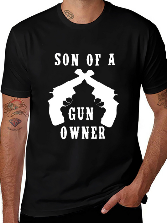 Son of a Gun Owner T-Shirt - Black