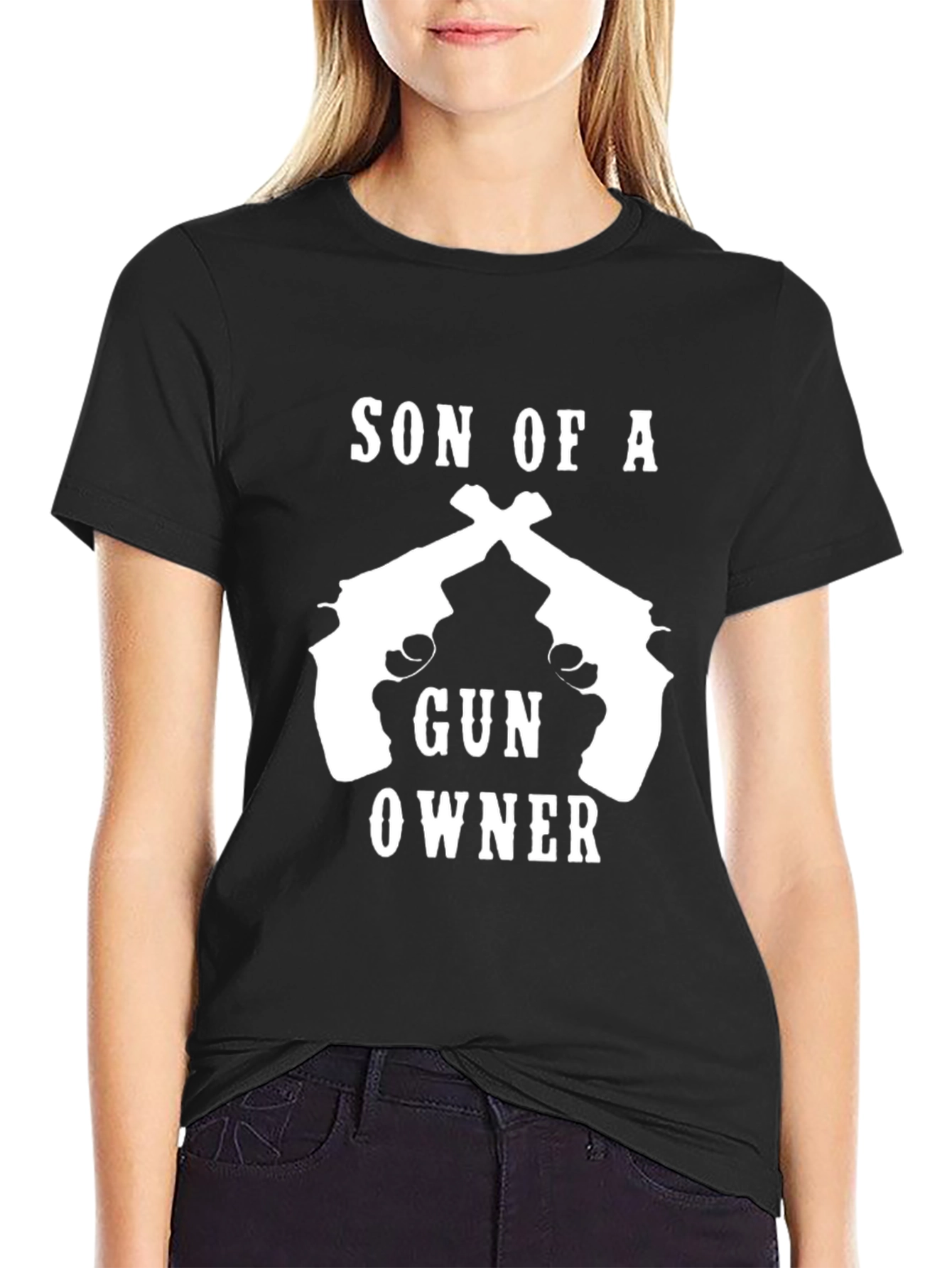 Son of a Gun Owner T-Shirt - Black