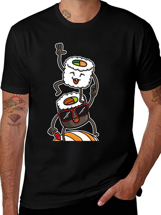 Sushi Stack Graphic Tee - Cool & Casual