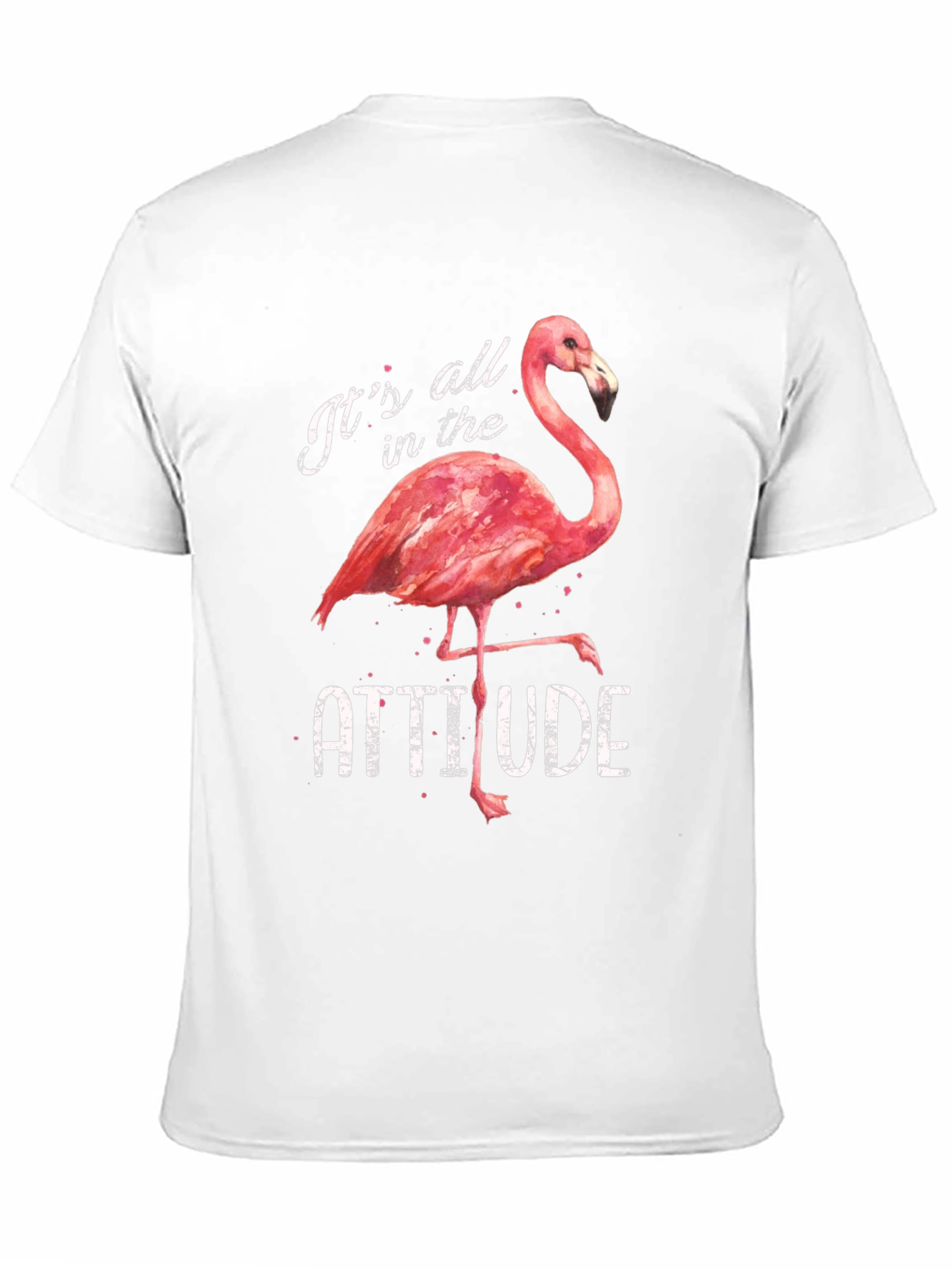 Flamingo Attitude Graphic Tee
