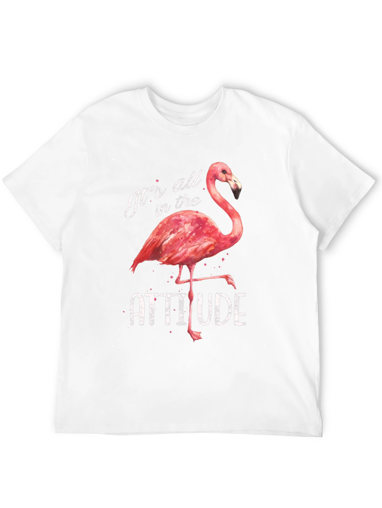 Flamingo Attitude Graphic Tee