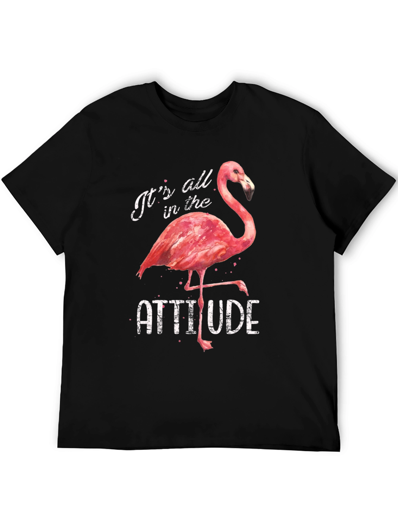 Flamingo Attitude Graphic Tee