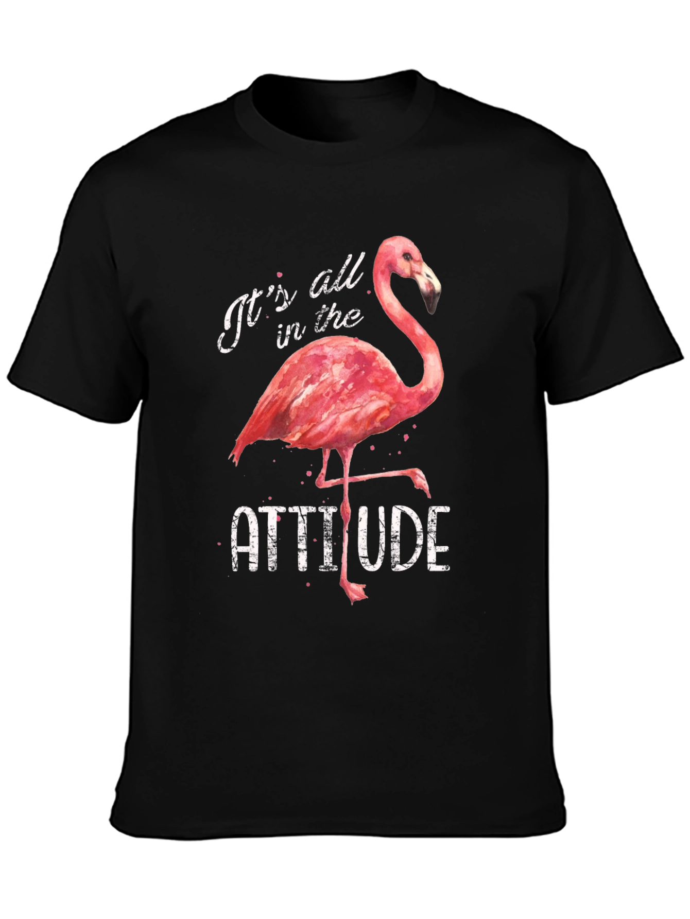 Flamingo Attitude Graphic Tee
