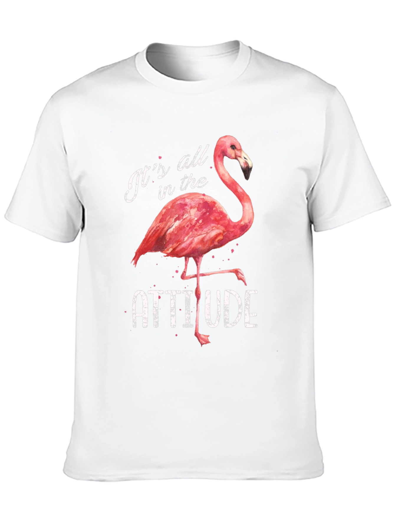 Flamingo Attitude Graphic Tee