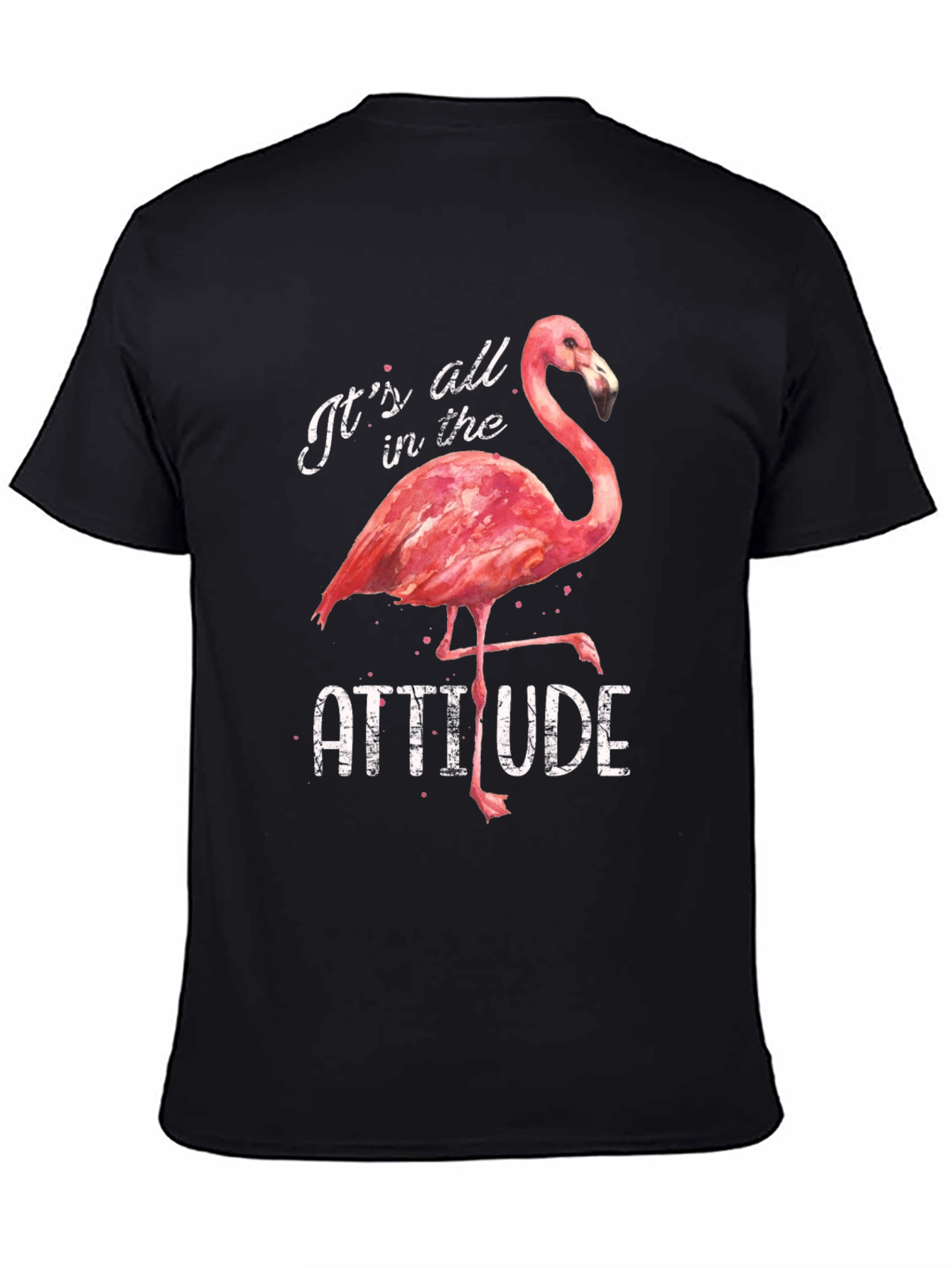 Flamingo Attitude Graphic Tee