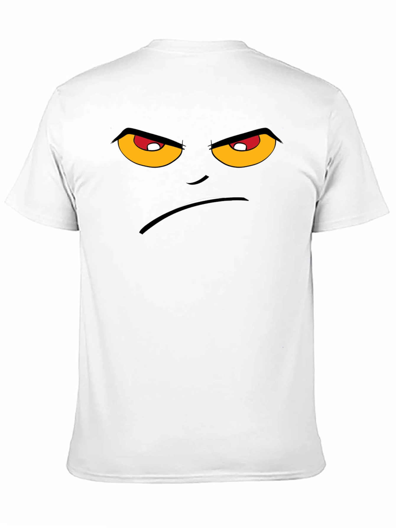 Grumpy Face Graphic T-Shirt