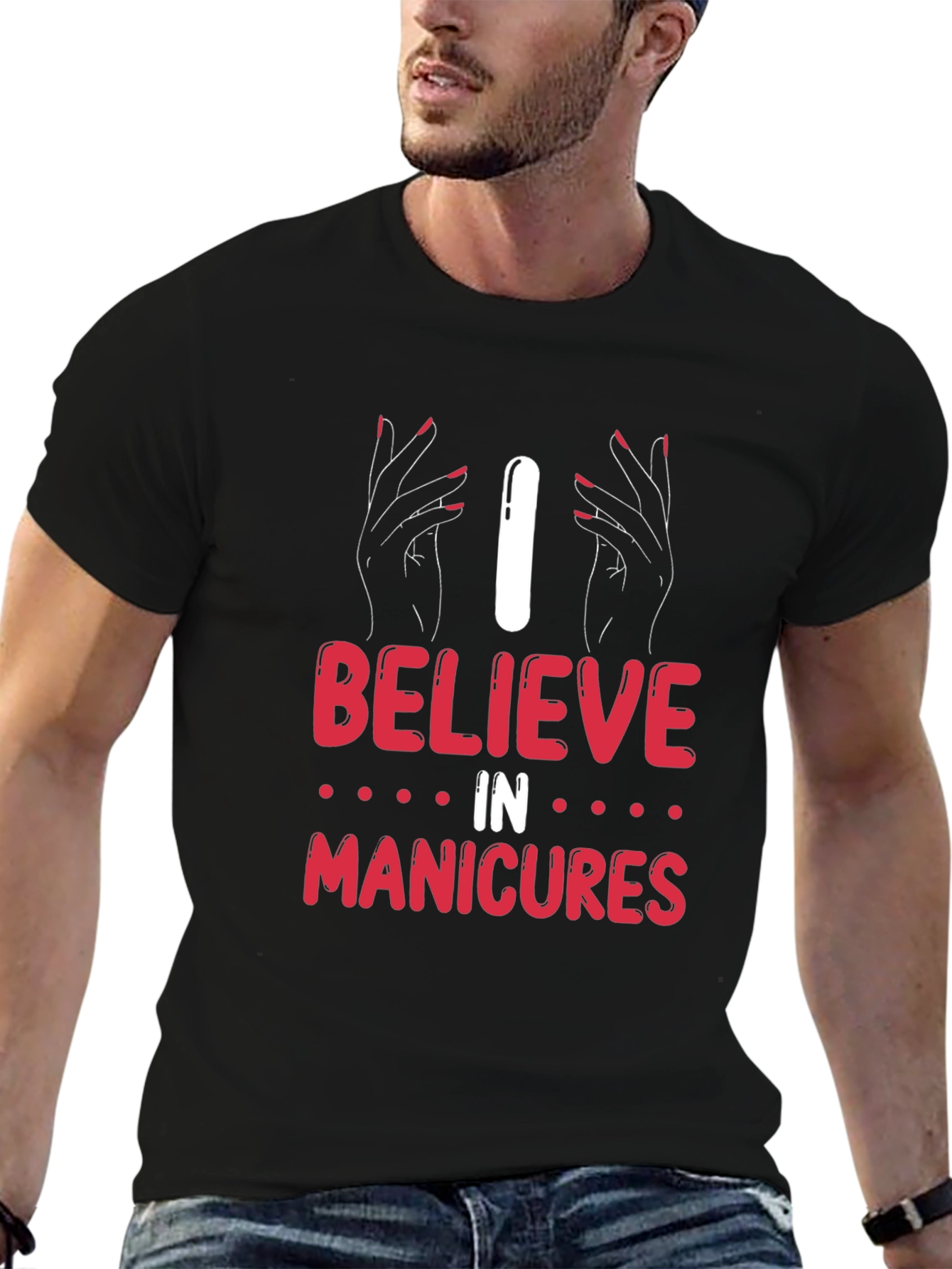 I Believe in Manicures Graphic T-Shirt