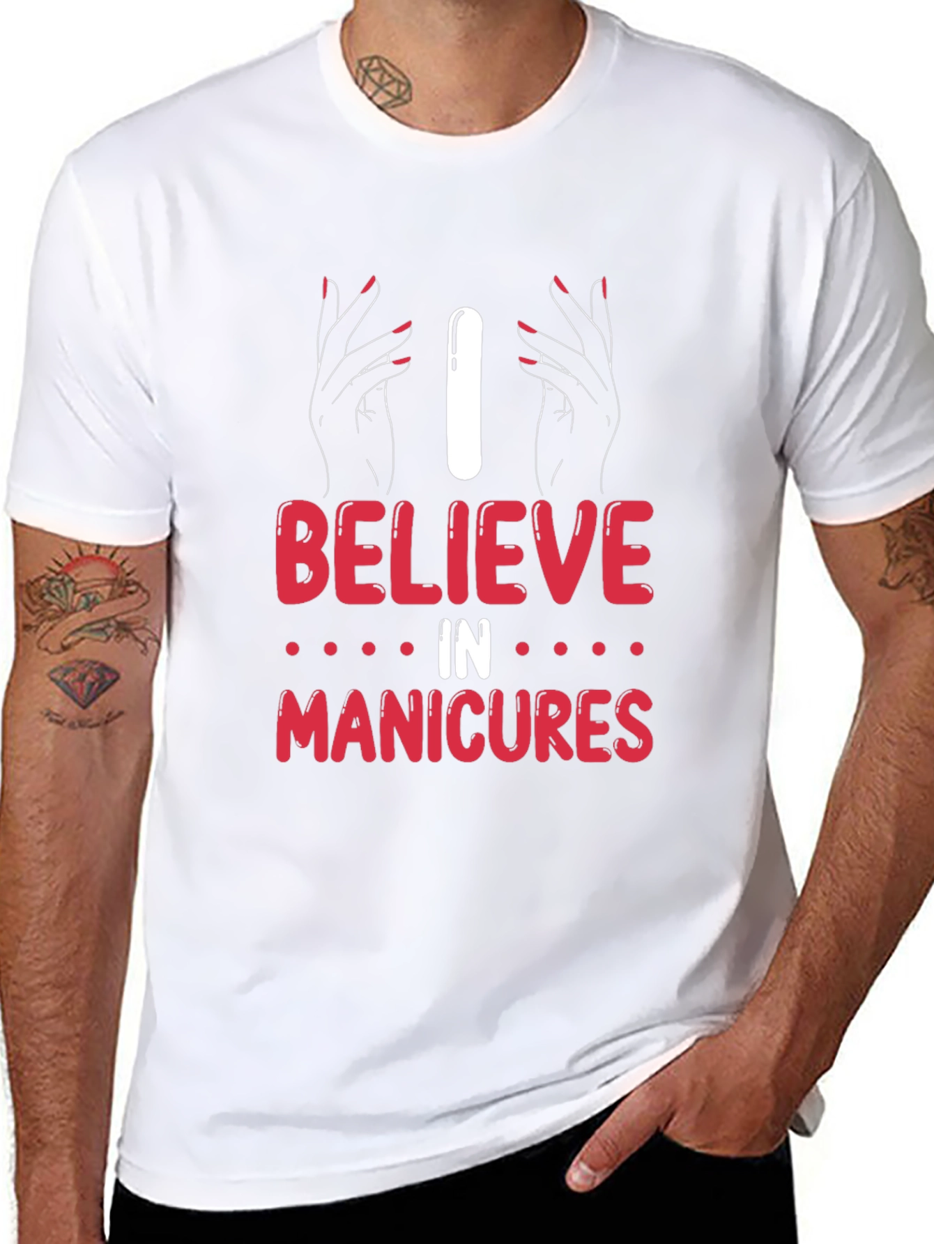 I Believe in Manicures Graphic T-Shirt