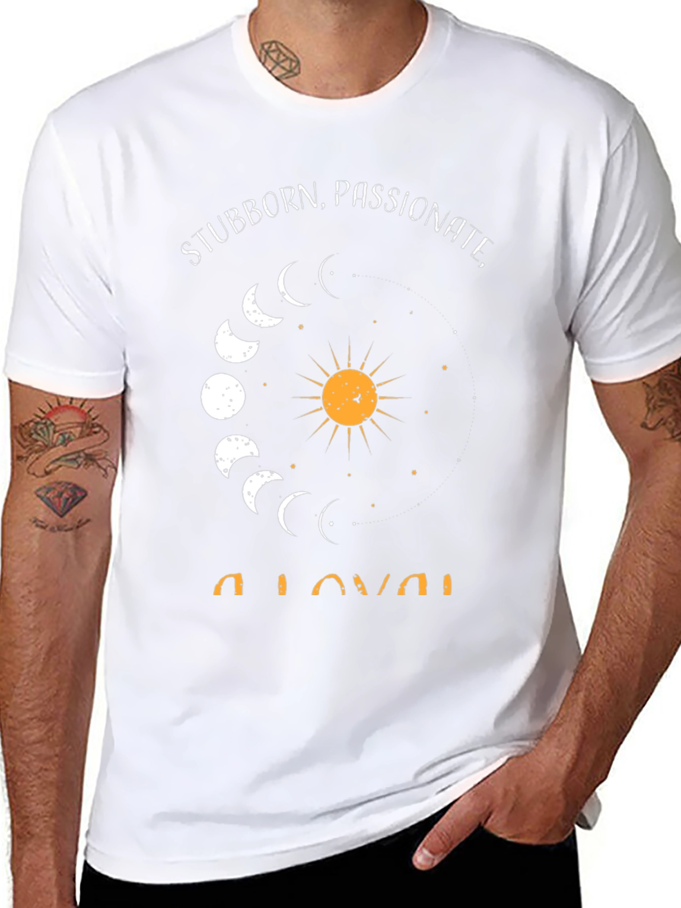 Stubborn Passionate Astrology Tee
