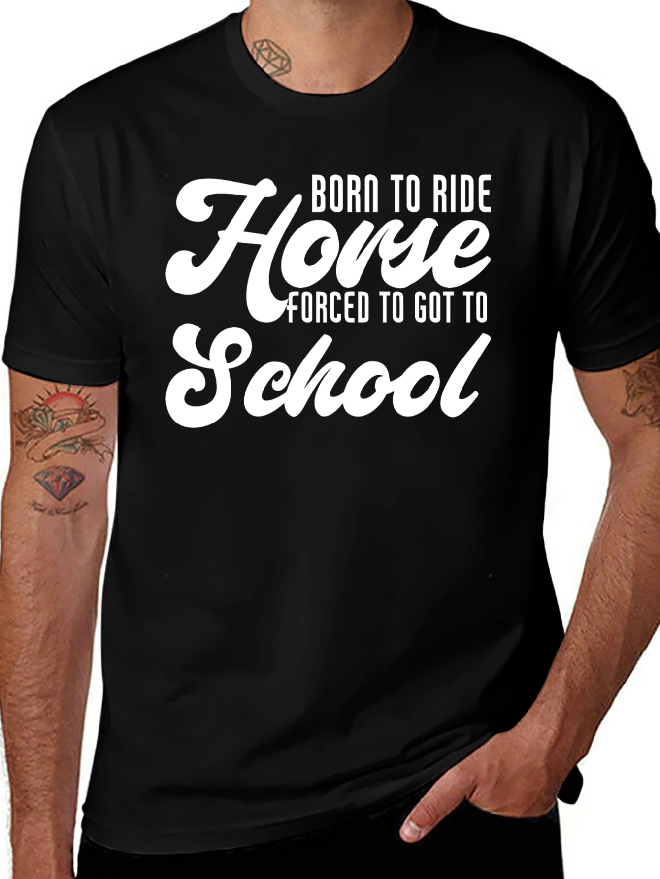 Born to Ride Horse T-Shirt