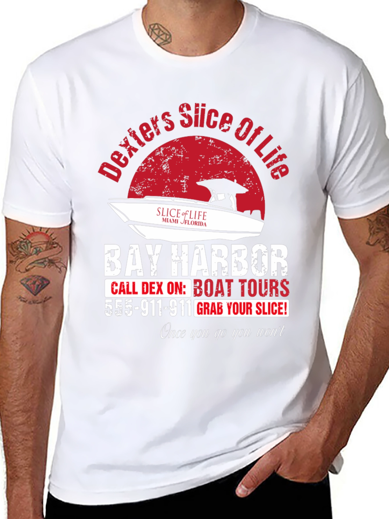 Dexters Slice of Life Boat Tours T-Shirt