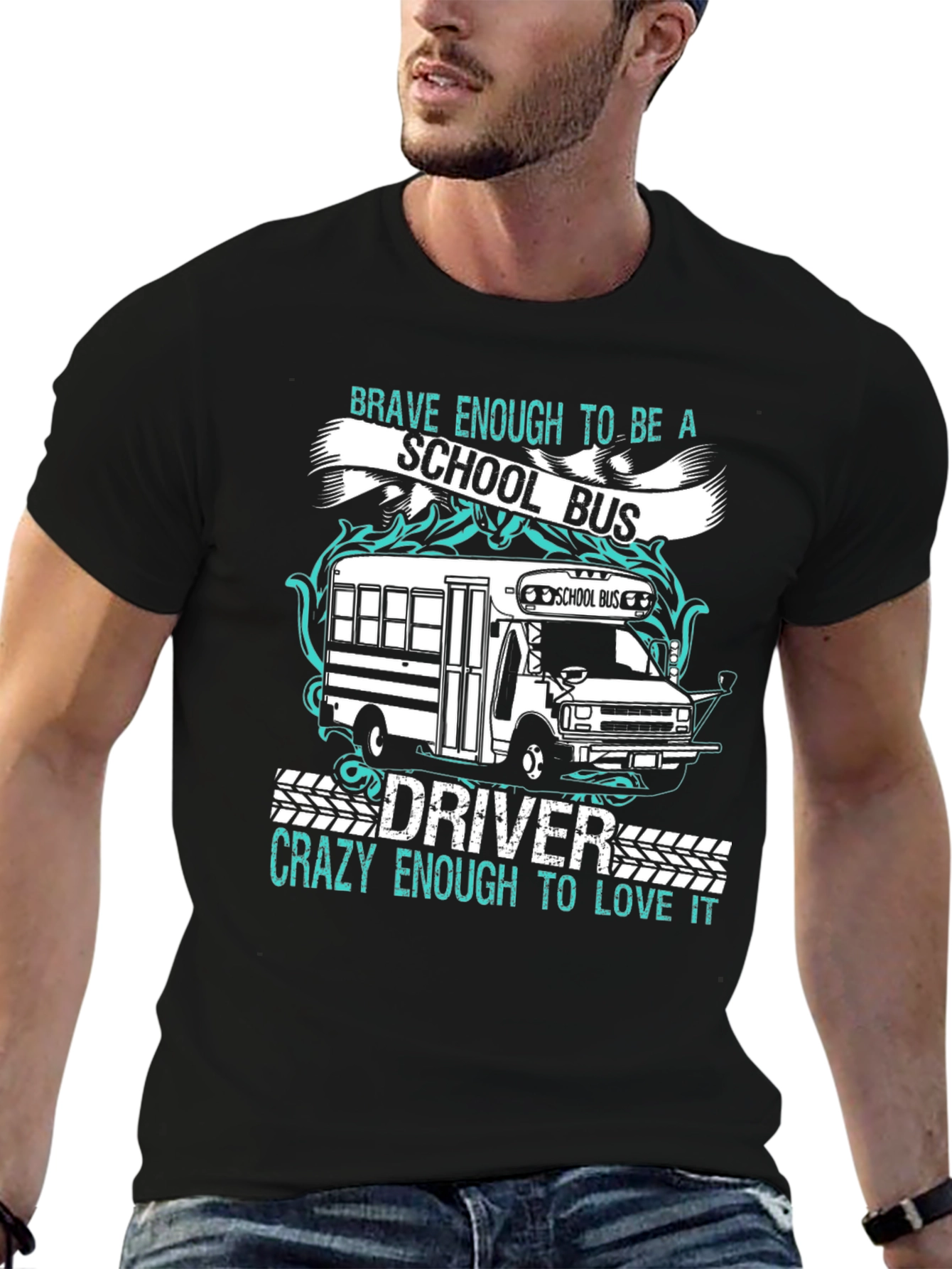 School Bus Driver Graphic T-Shirt