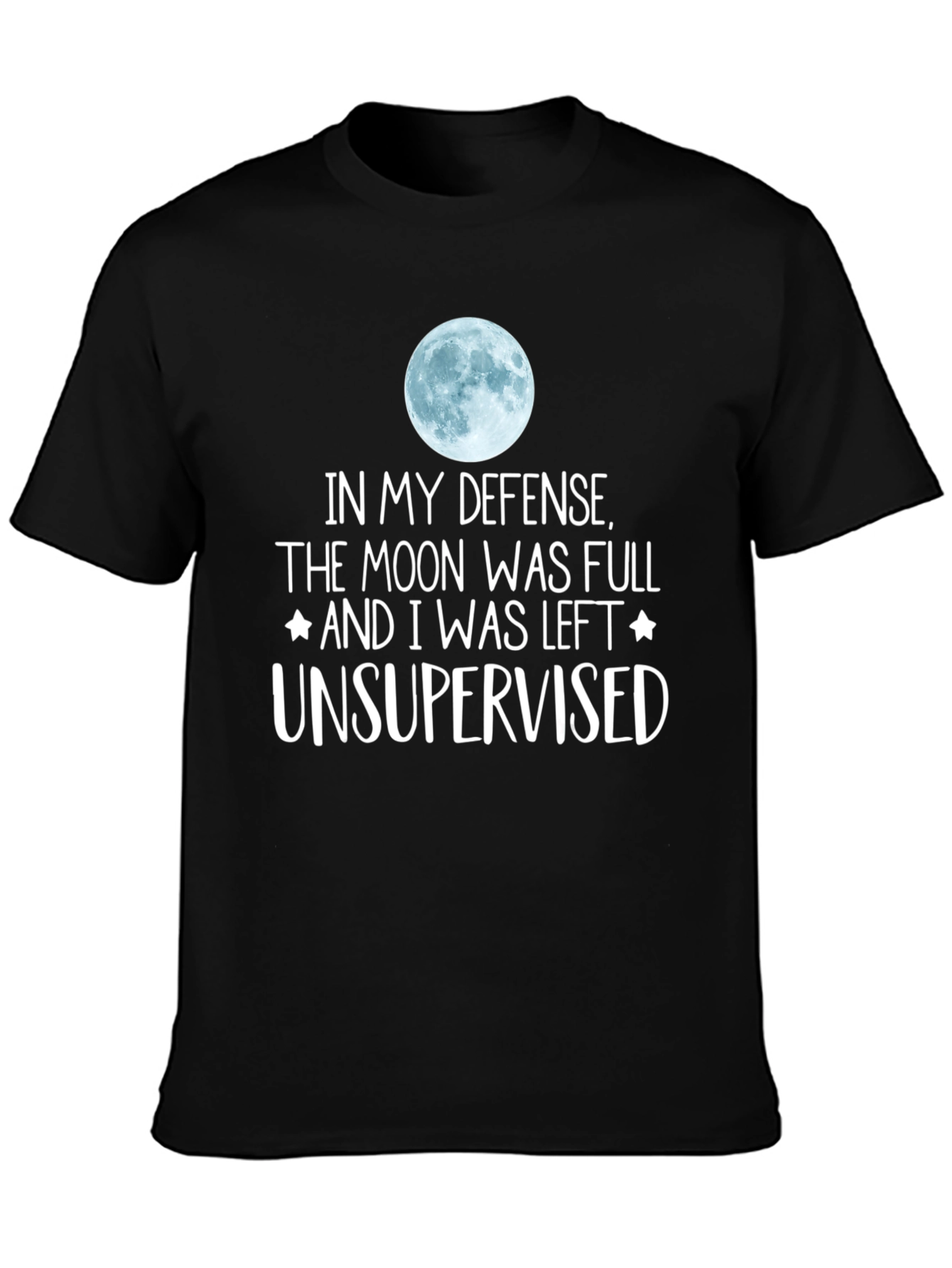 Moon Was Full Mens T-Shirt