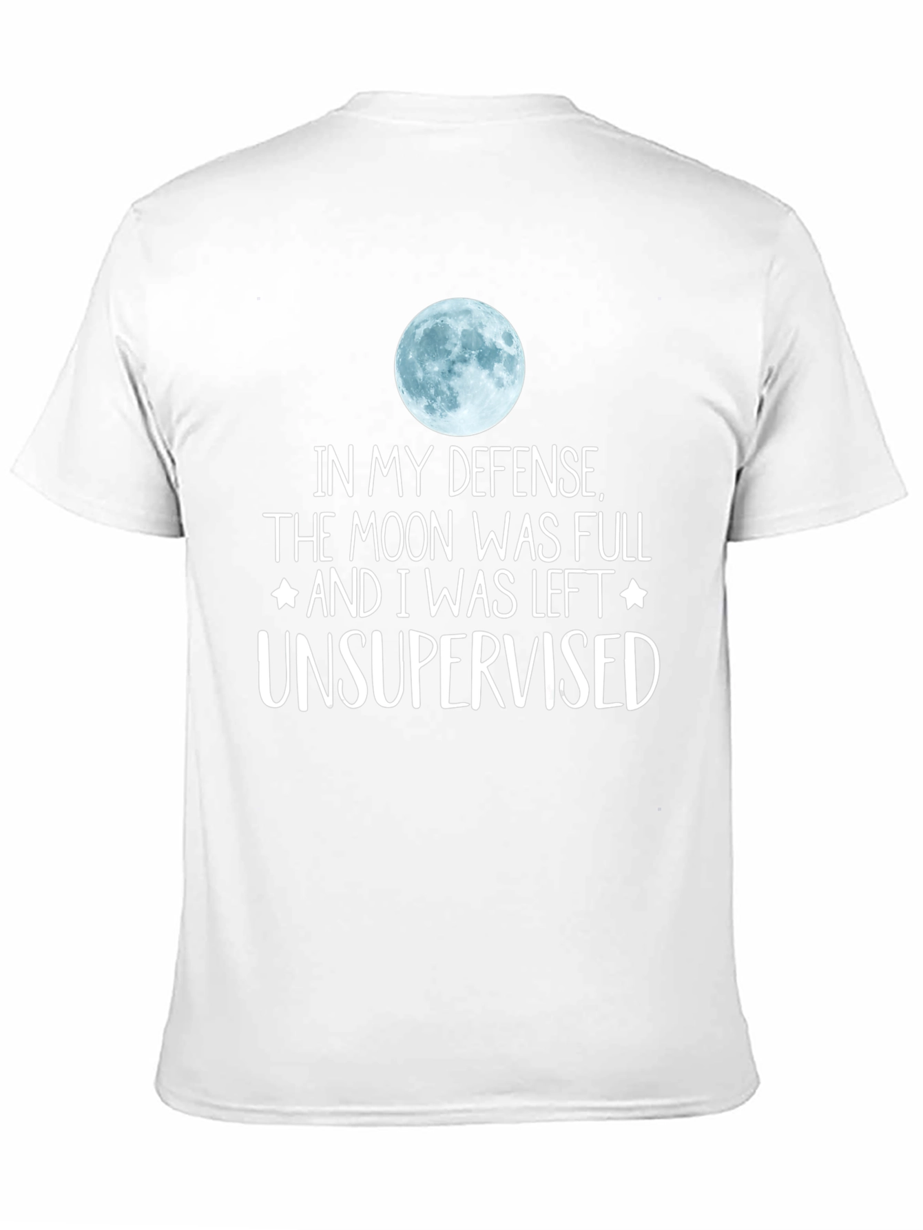 Moon Was Full Mens T-Shirt