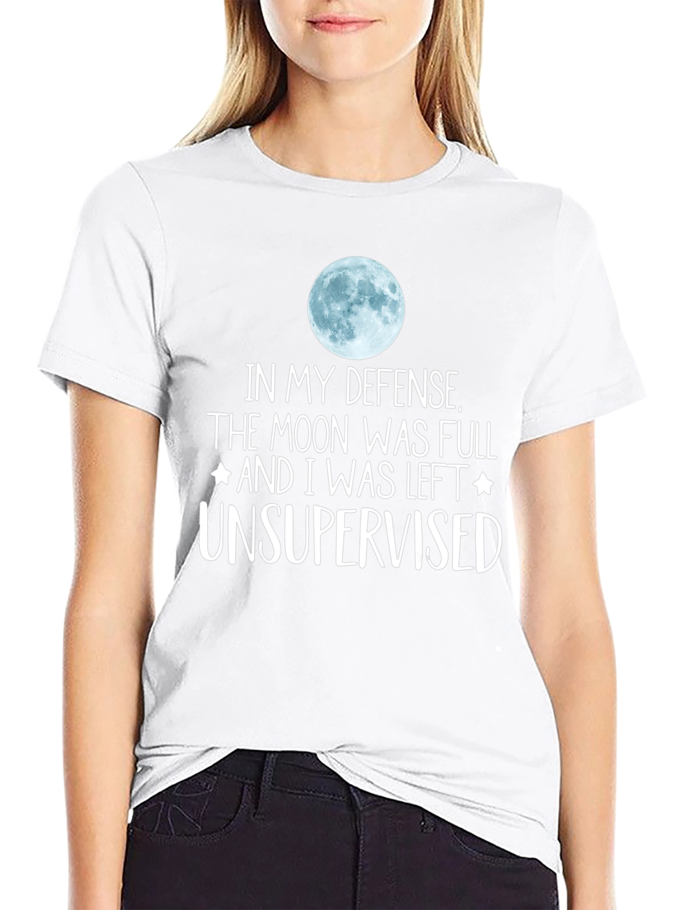 Moon Was Full Mens T-Shirt