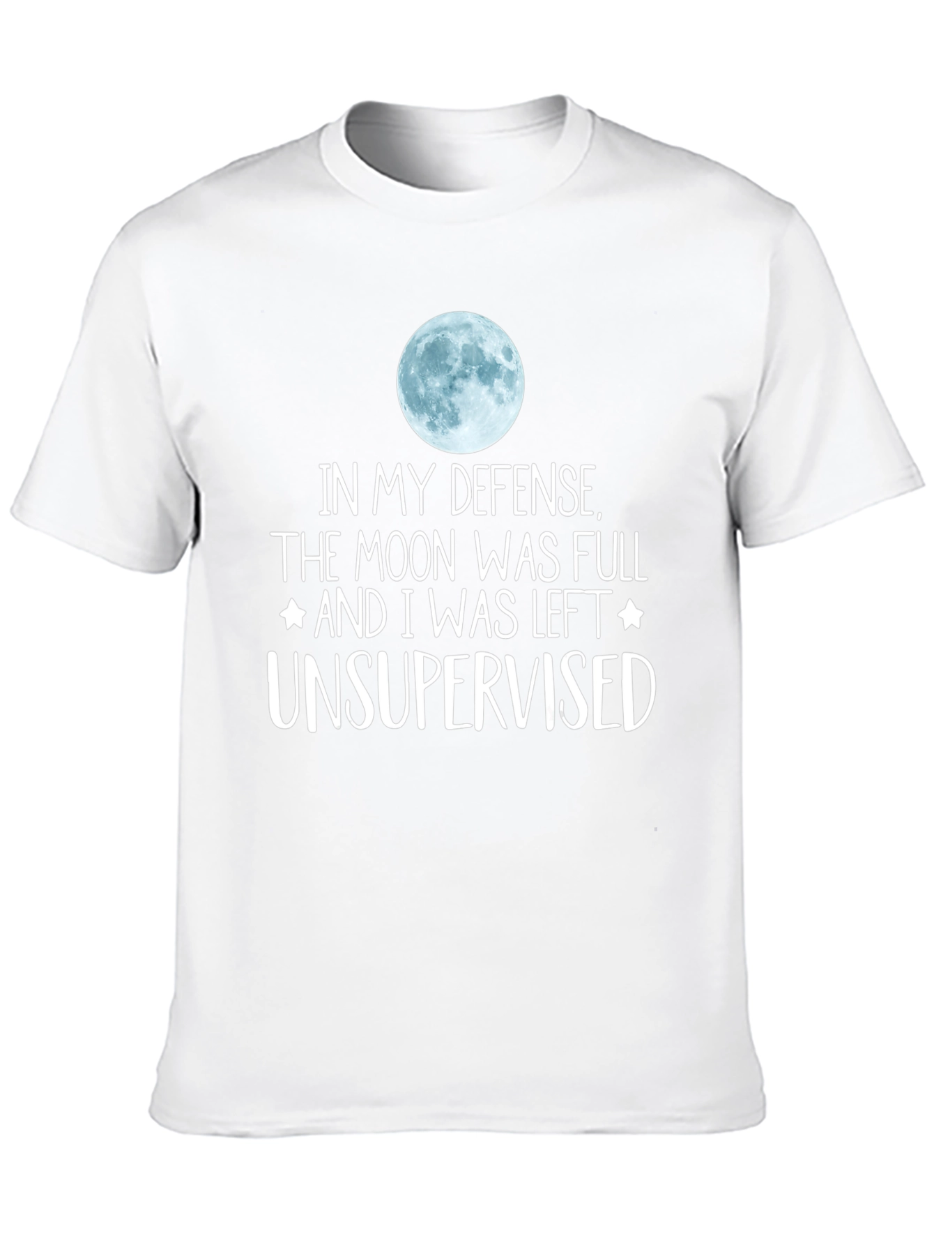 Moon Was Full Mens T-Shirt