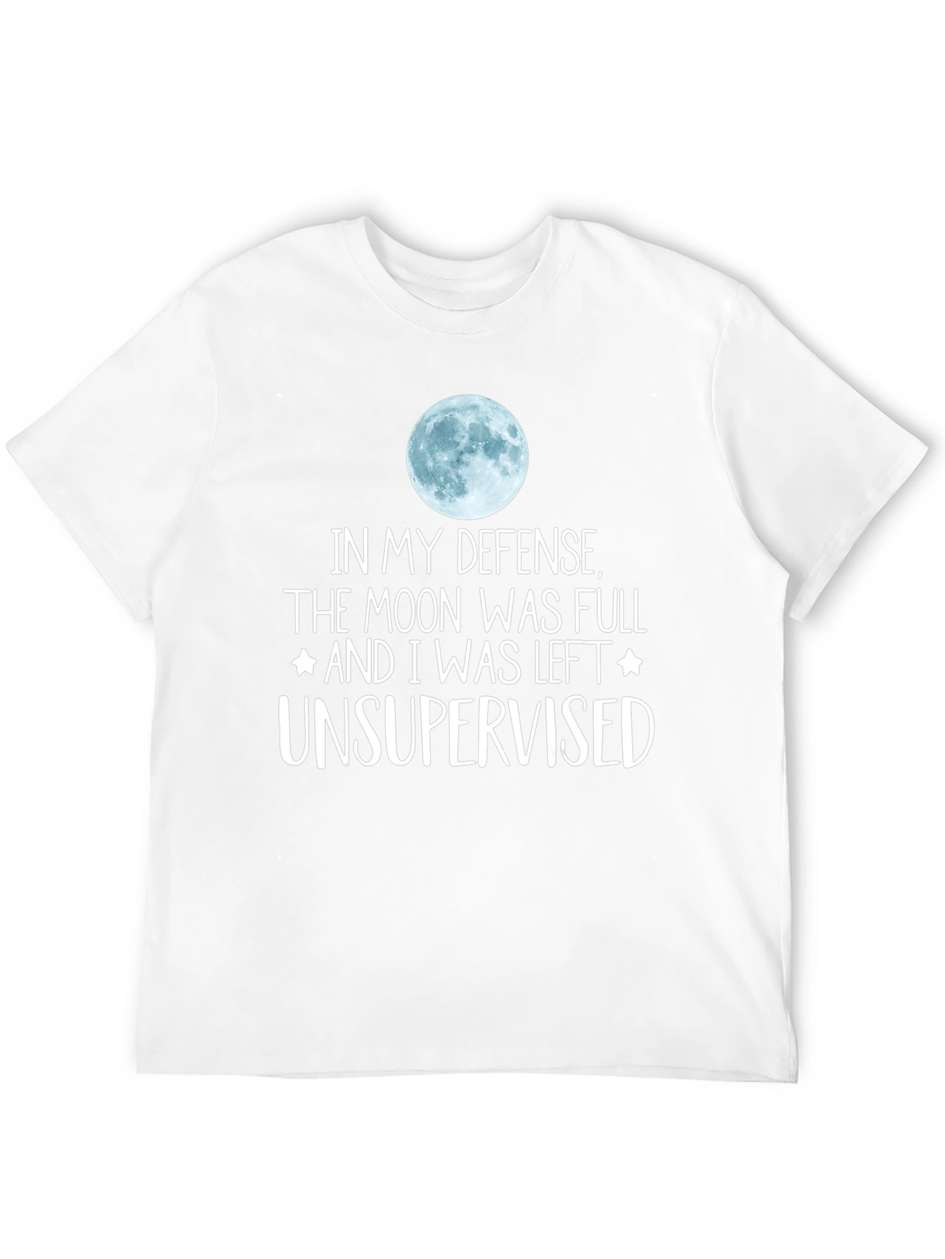 Moon Was Full Mens T-Shirt