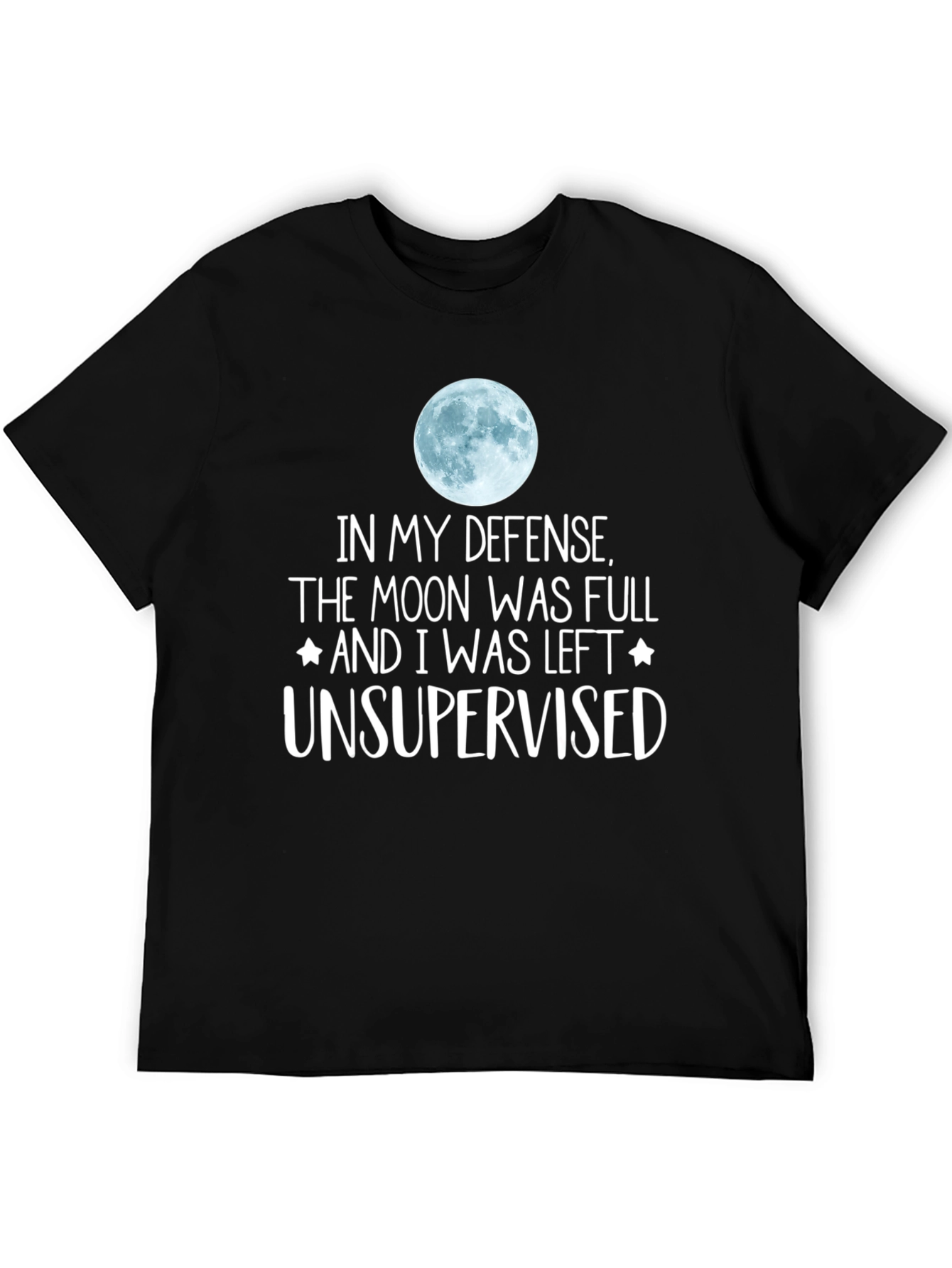 Moon Was Full Mens T-Shirt