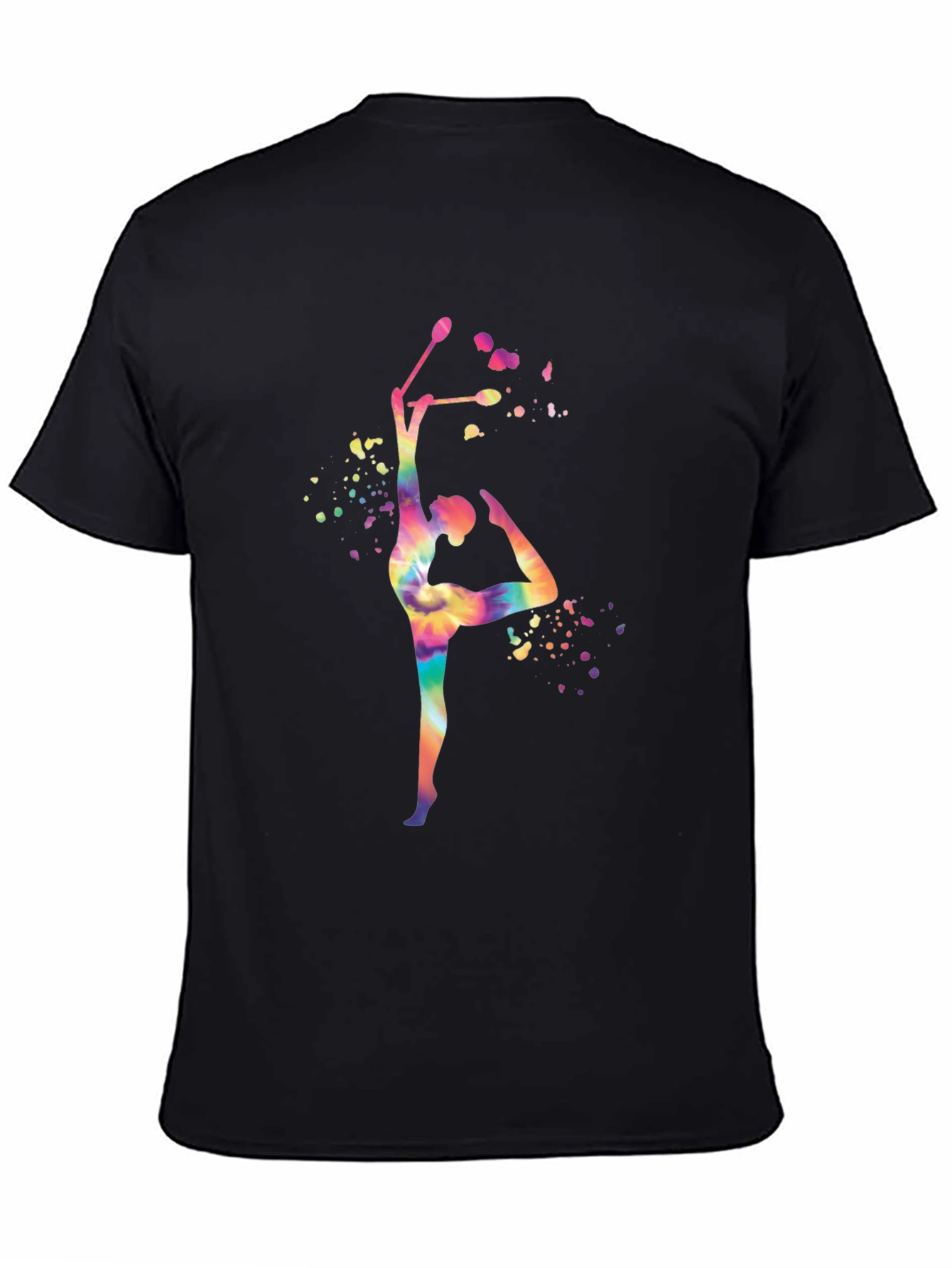Rhythmic Gymnastics Tie-Dye T-Shirt - Dance Tee