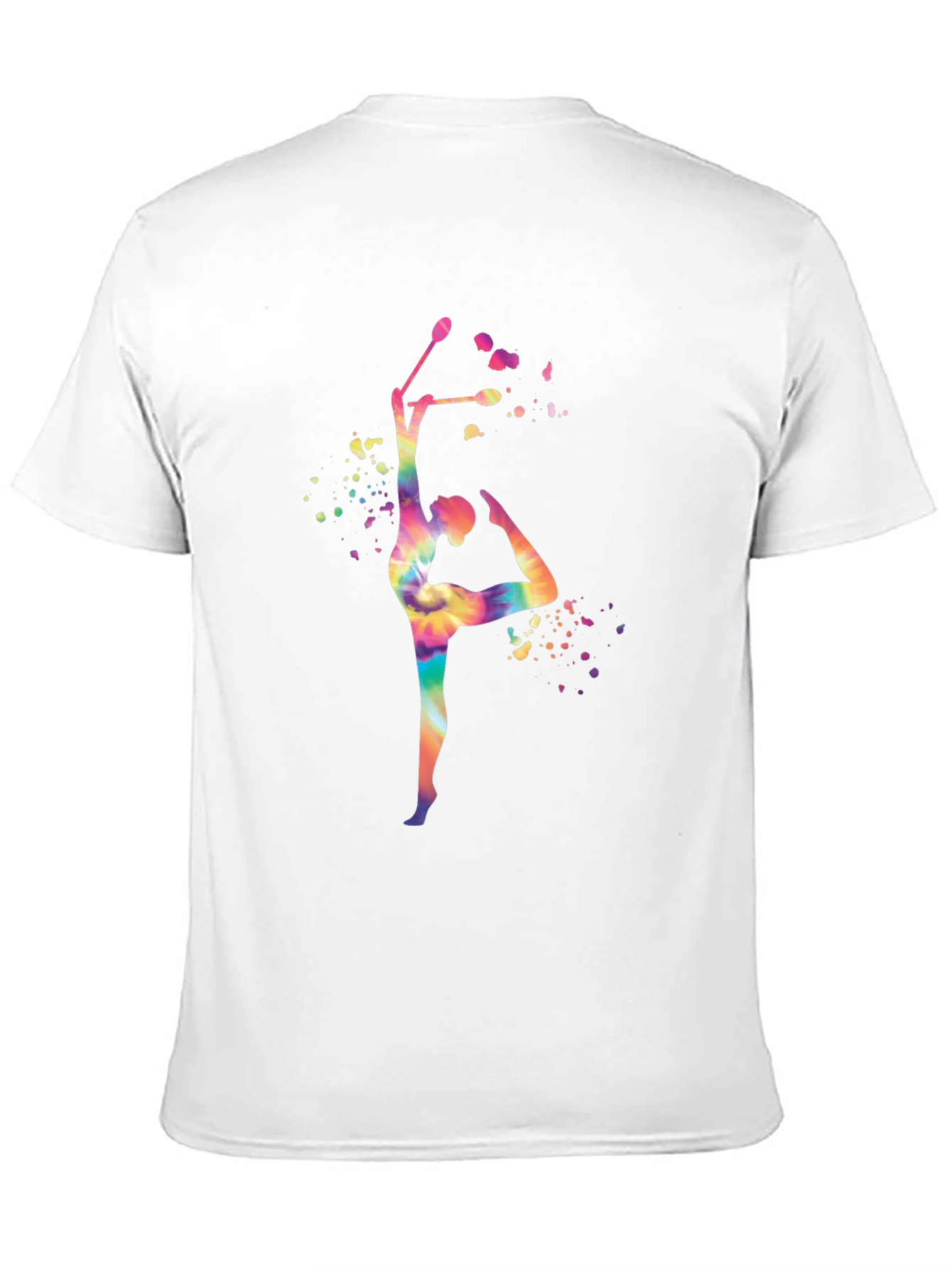 Rhythmic Gymnastics Tie-Dye T-Shirt - Dance Tee