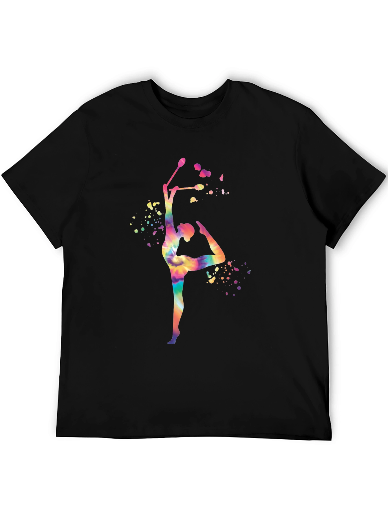 Rhythmic Gymnastics Tie-Dye T-Shirt - Dance Tee