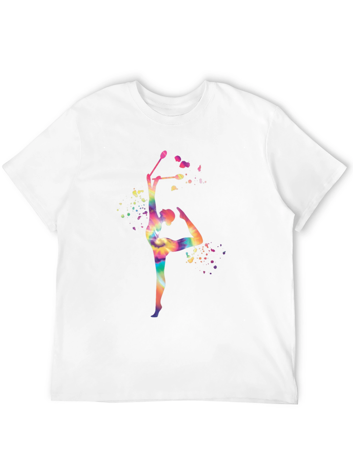 Rhythmic Gymnastics Tie-Dye T-Shirt - Dance Tee