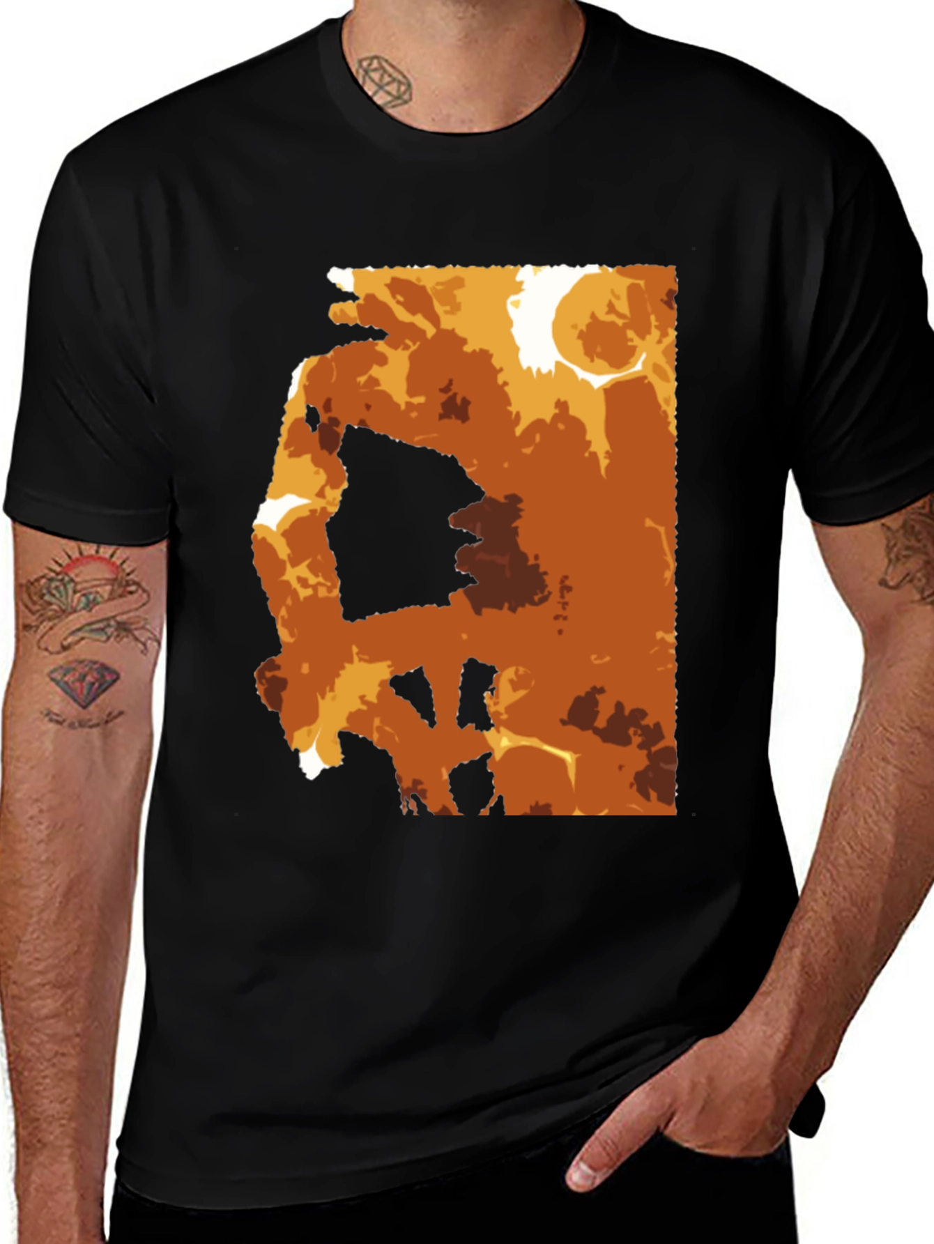 Abstract Graphic Tee - Stylish Casual Comfort