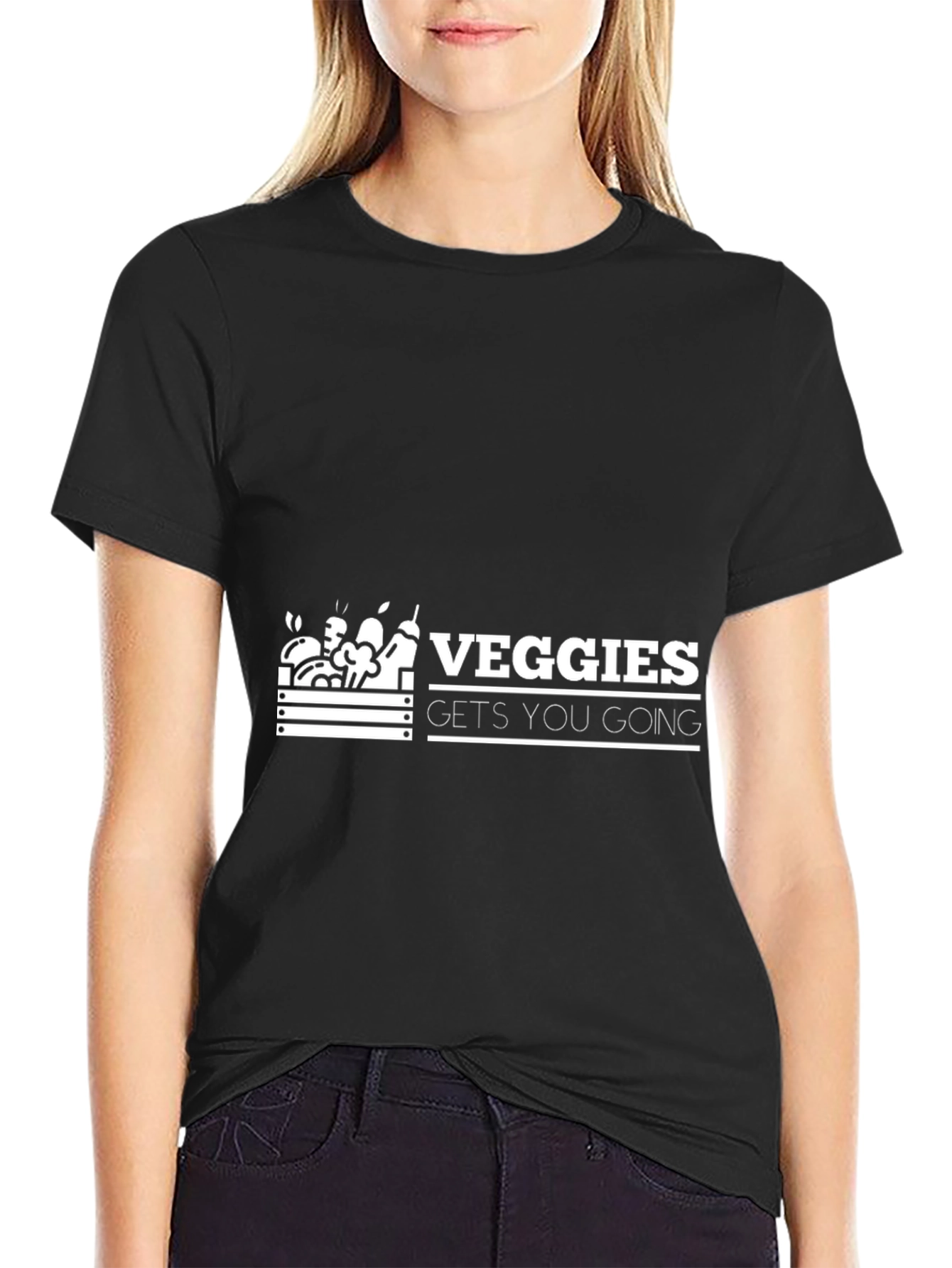 Veggies Gets You Going Graphic T-Shirt