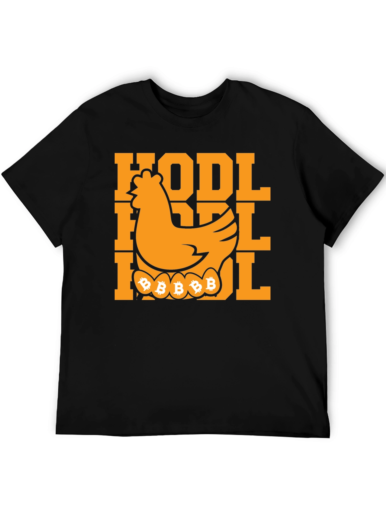 HODL Bitcoin Chicken T-Shirt - Crypto Investor Tee