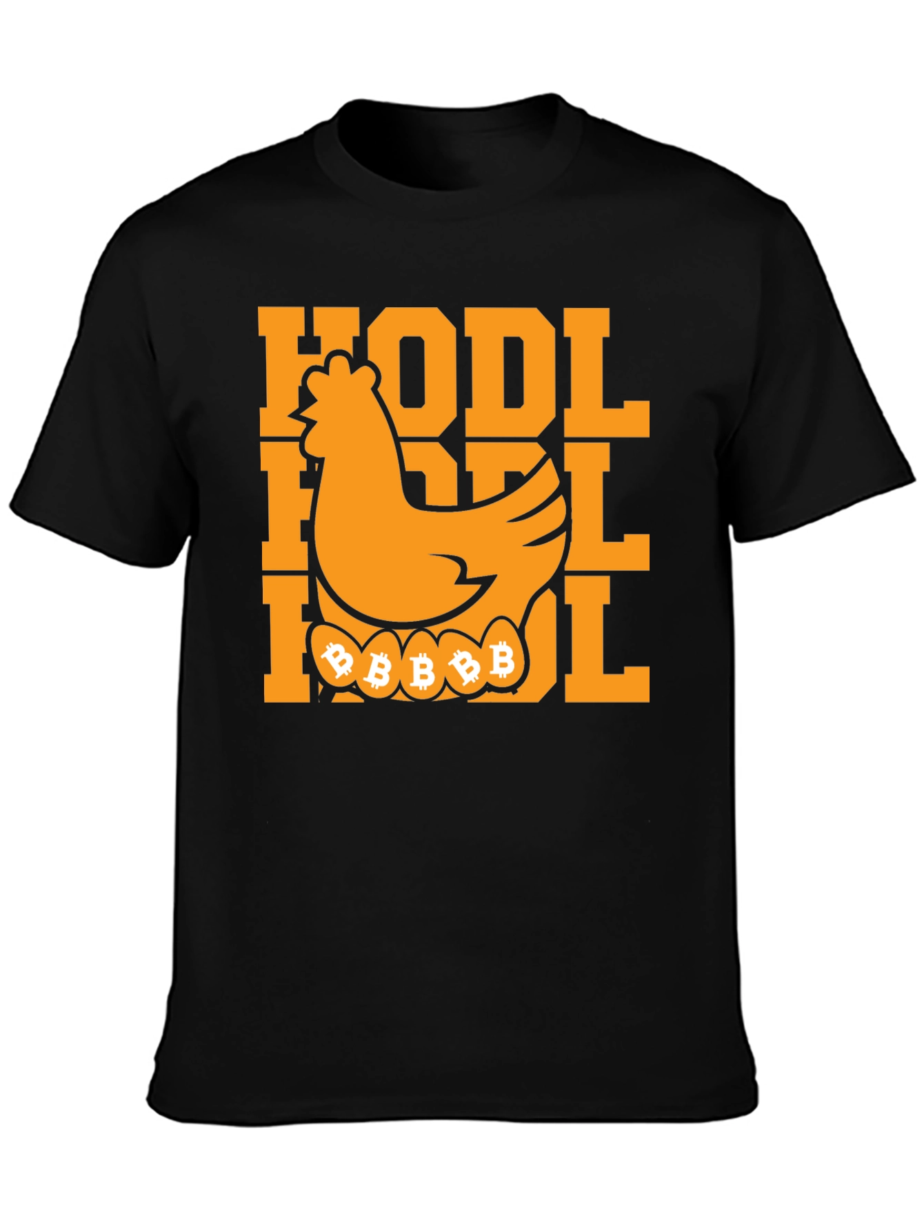 HODL Bitcoin Chicken T-Shirt - Crypto Investor Tee