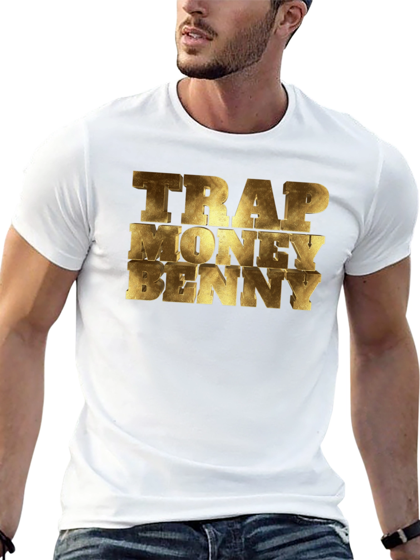 Trap Money Benny Graphic T-Shirt - Black