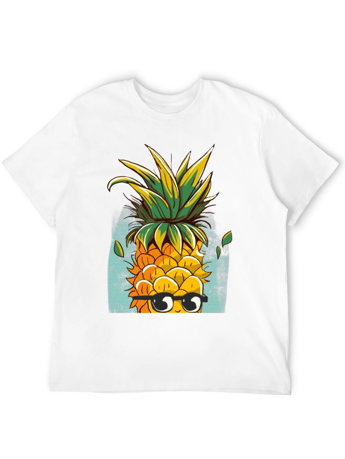 Cool Pineapple Graphic Tee - Quirky Black T-Shirt