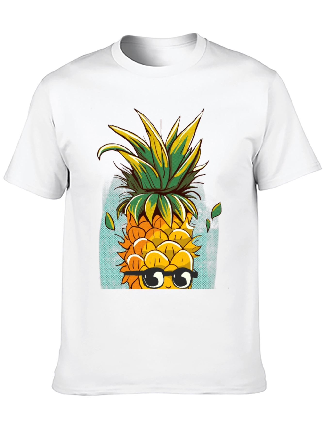 Cool Pineapple Graphic Tee - Quirky Black T-Shirt