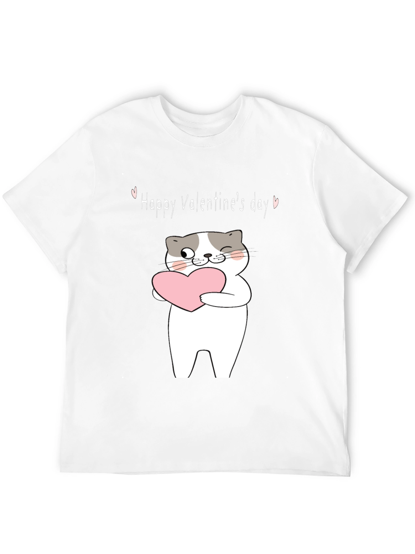 Happy Valentines Day Cat T-Shirt