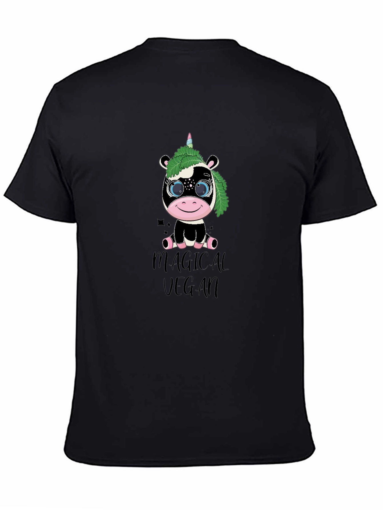 Magical Vegan Unicorn Graphic T-Shirt