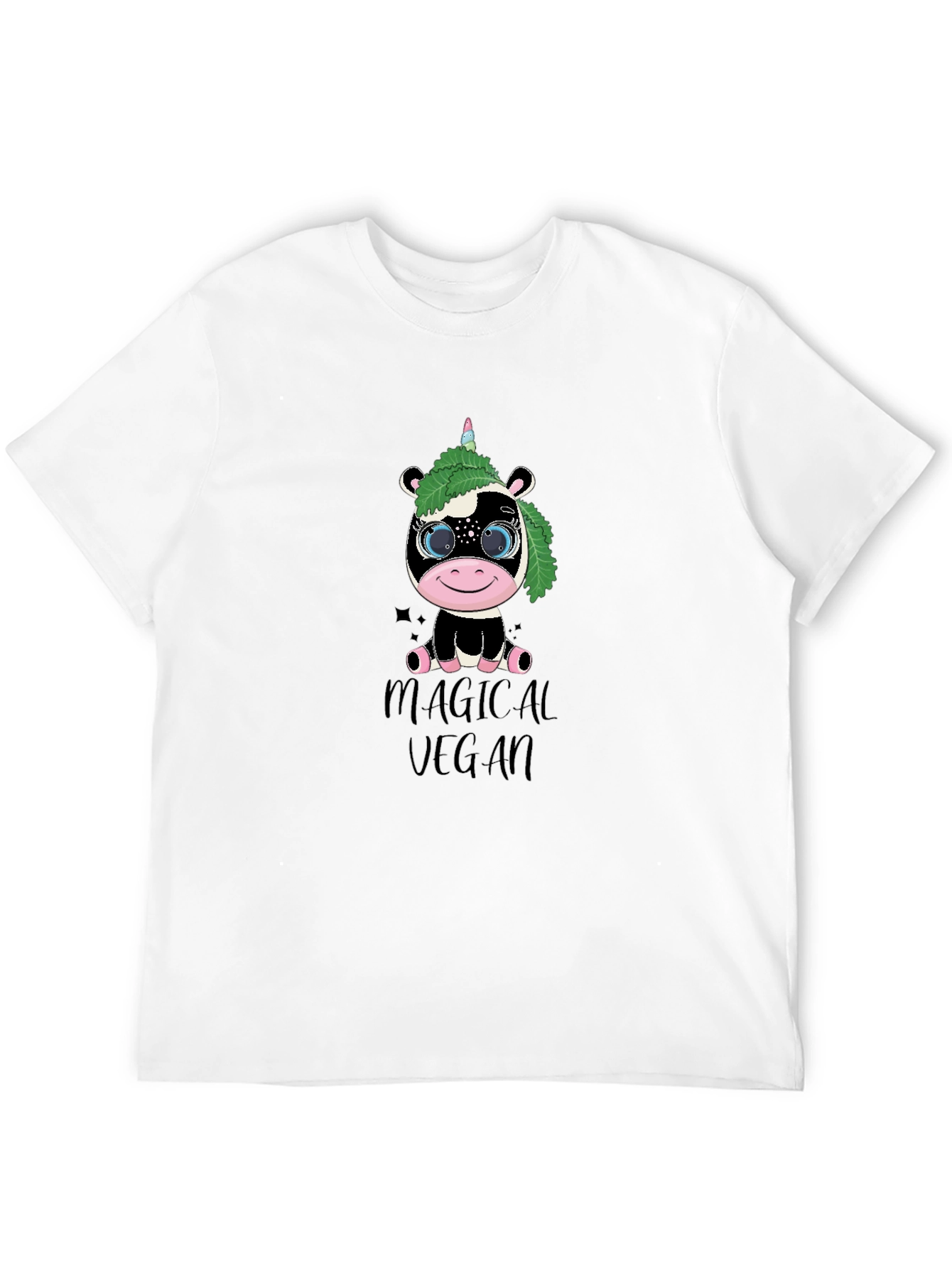 Magical Vegan Unicorn Graphic T-Shirt