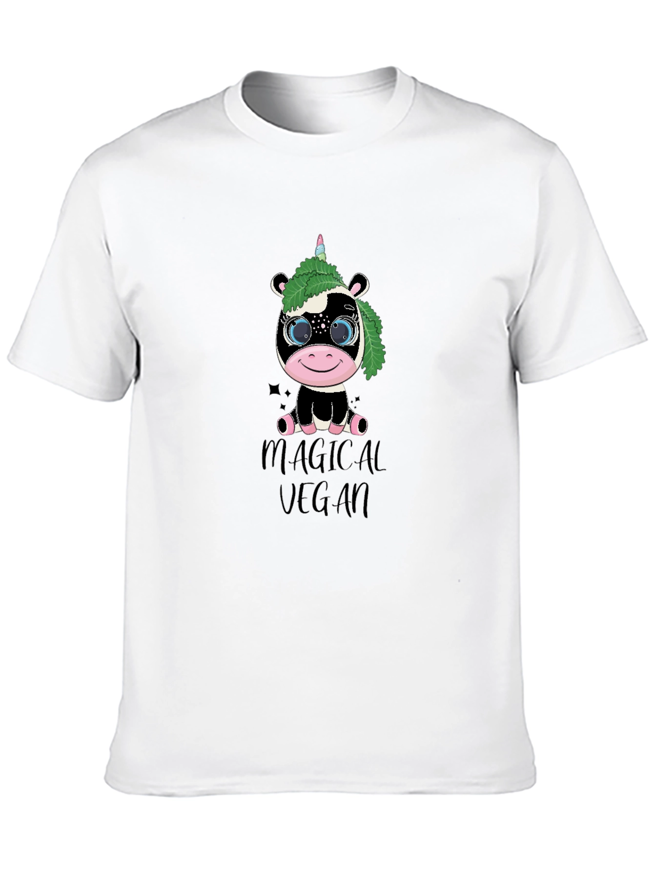 Magical Vegan Unicorn Graphic T-Shirt