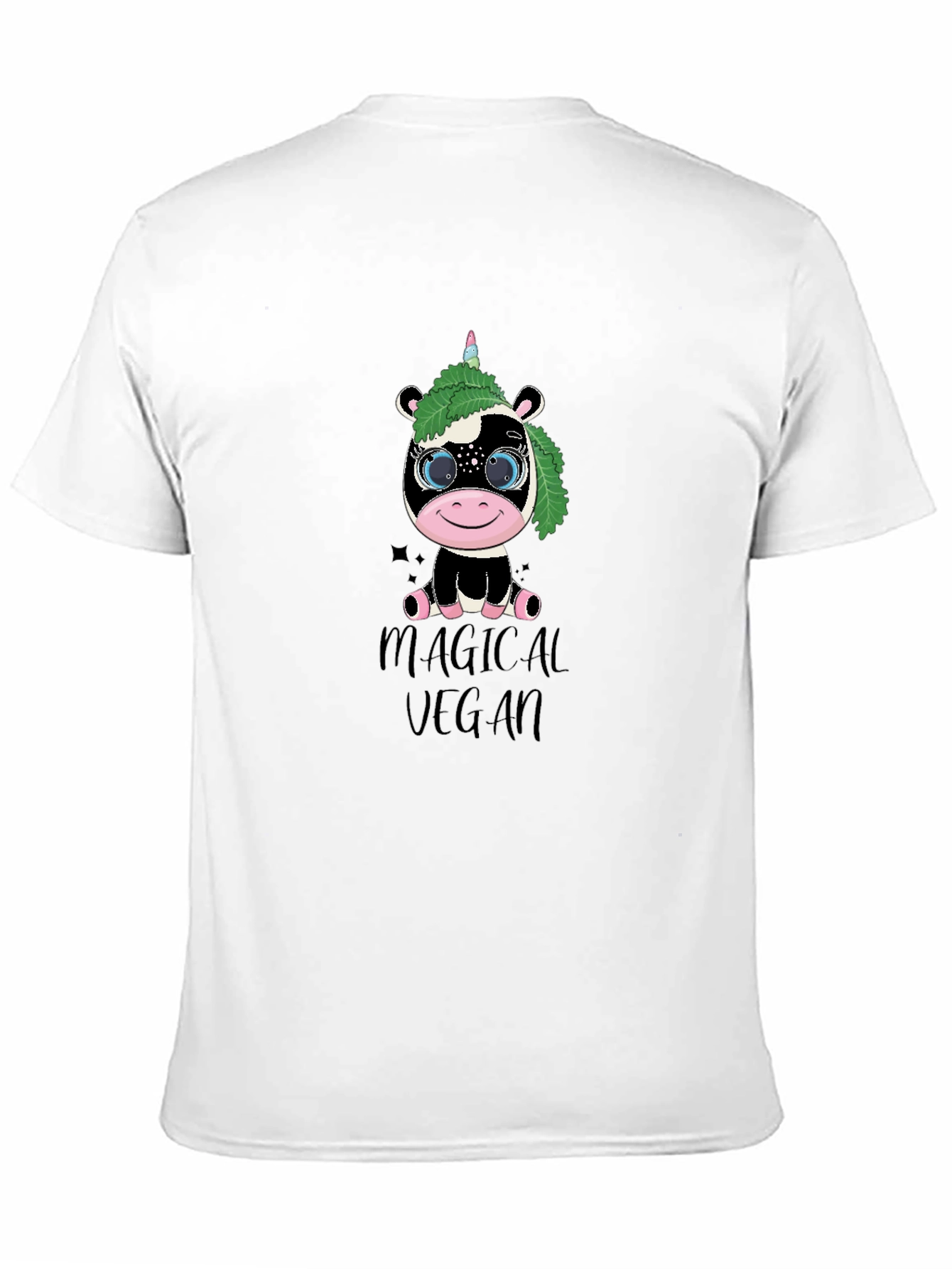Magical Vegan Unicorn Graphic T-Shirt