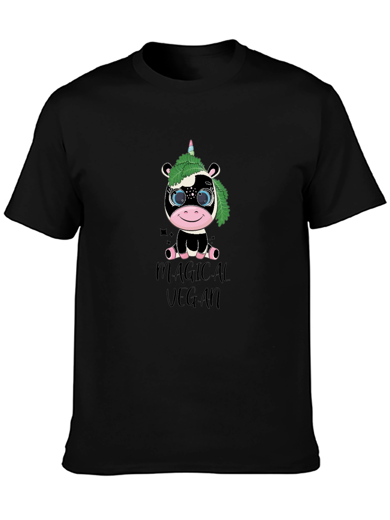 Magical Vegan Unicorn Graphic T-Shirt